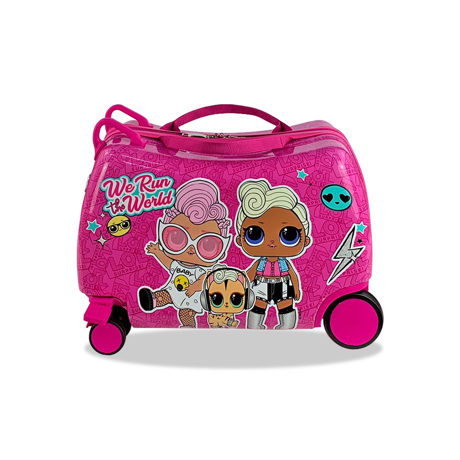 Valigia Trolley per bambina LOL Surprise bagaglio a mano spinner rigida 5336