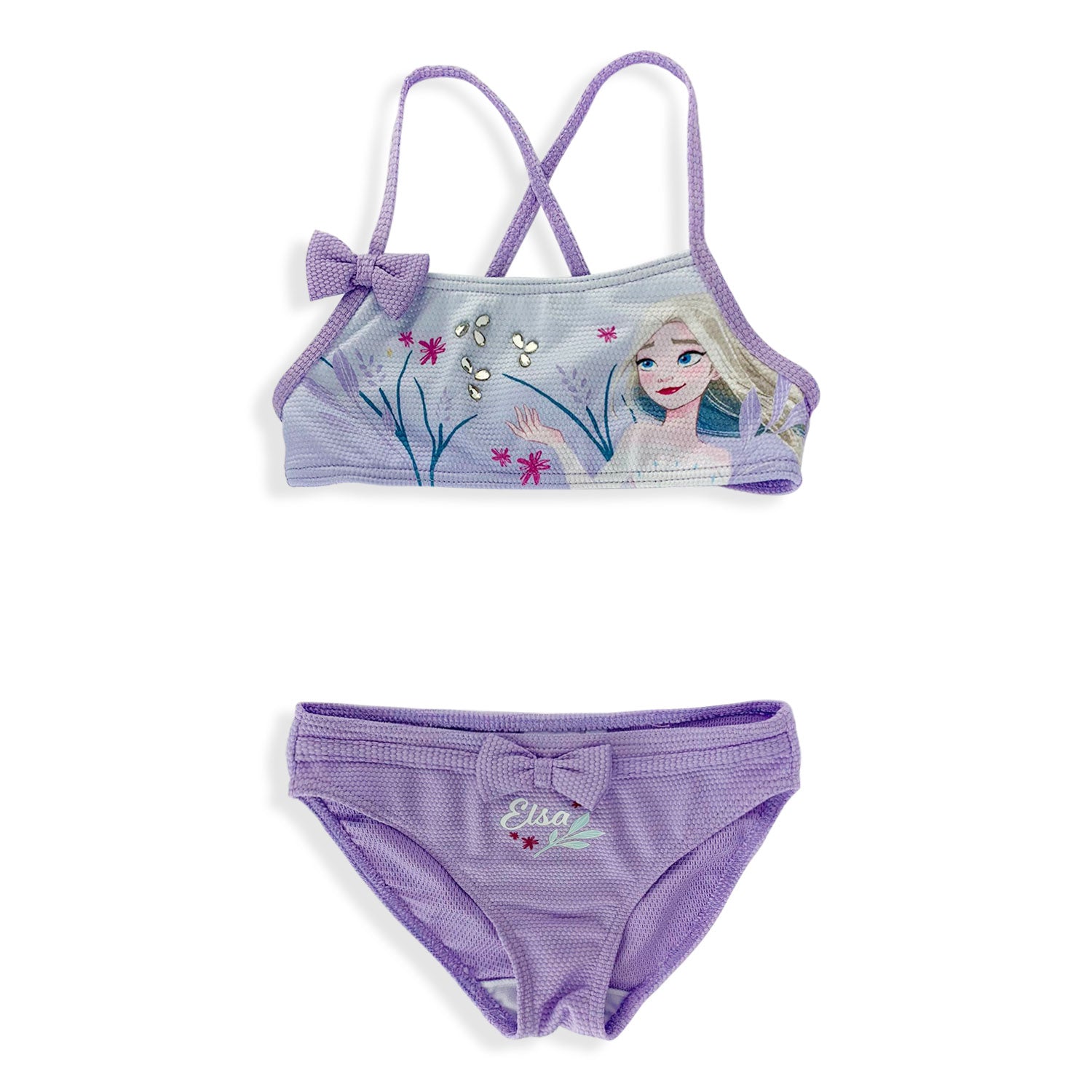 Costume 2 pezzi da mare Disney Frozen II ufficiale per bambina piscina 5344