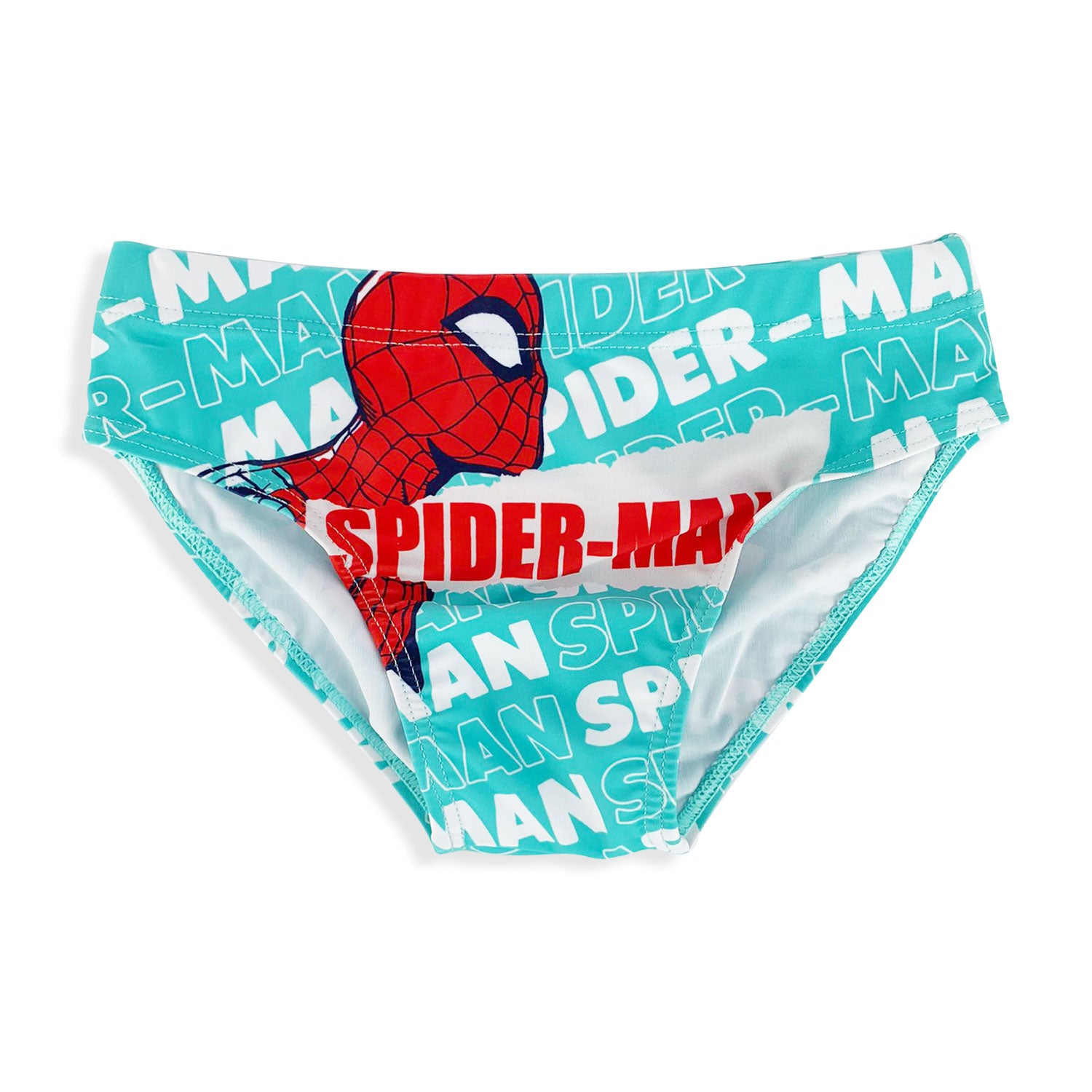 Costume da mare ufficiale Marvel Spiderman per bambino slip bagno piscina 5351