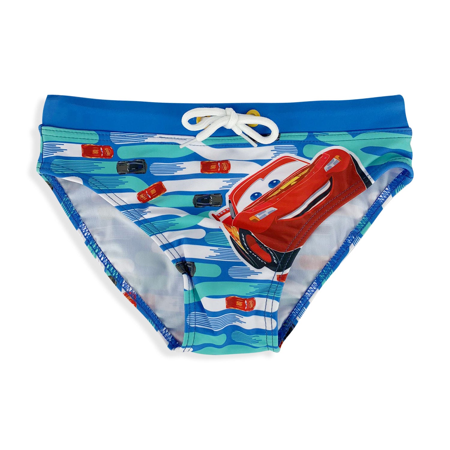 Costume da mare Disney Cars ufficiale Saetta per bambino slip bagno piscina 5353