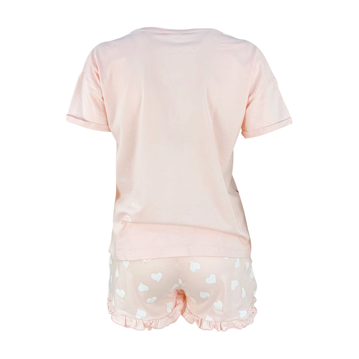 Pigiama corto donna Disney Mickey Mouse t-shirt e pantaloncino in cotone 5364