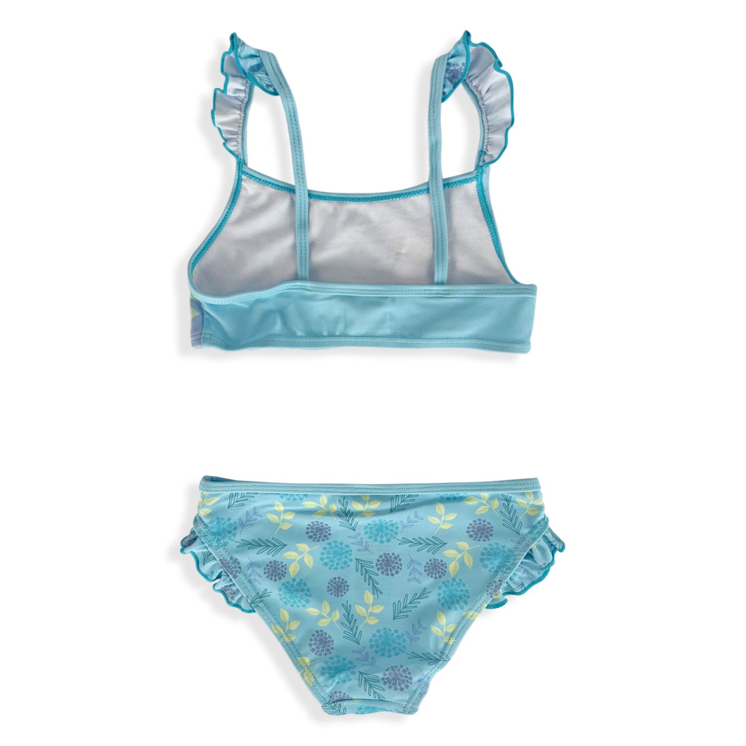 Costume 2 pezzi da mare Disney Frozen ufficiale per bambina piscina BIO 5365