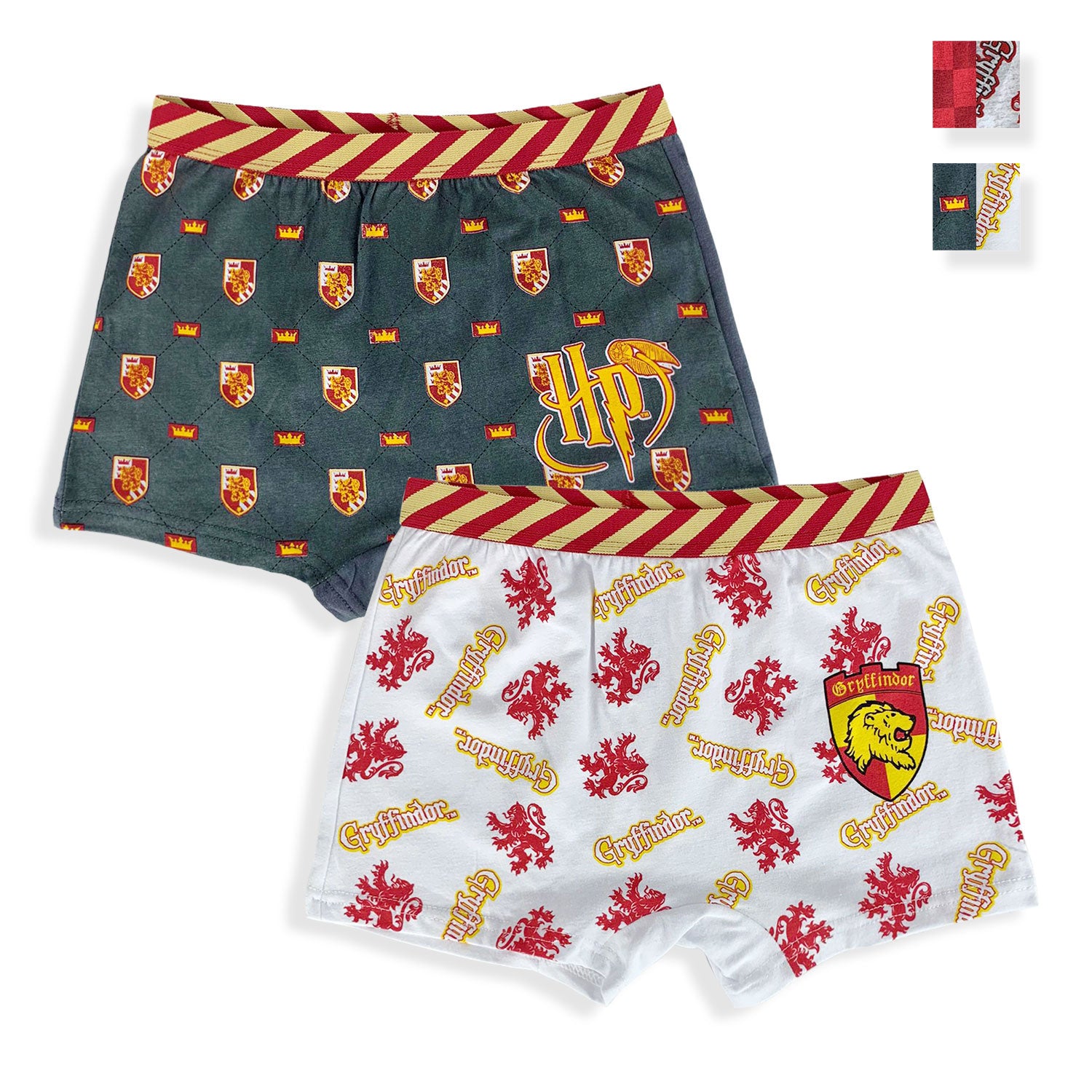 Set 2 Boxer Harry Potter ufficiale bambino shorties mutandine intimo 5370