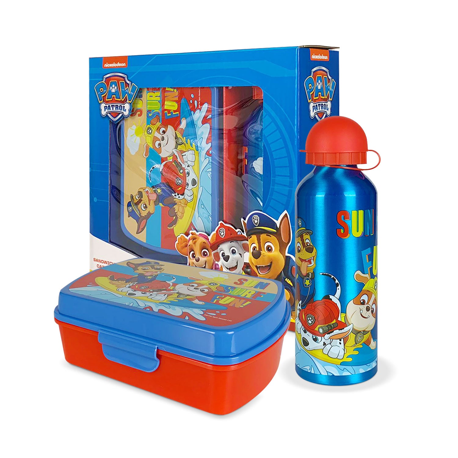 Set pranzo 2 pezzi Paw Patrol ufficiale borraccia 500ml e portapranzo 5385