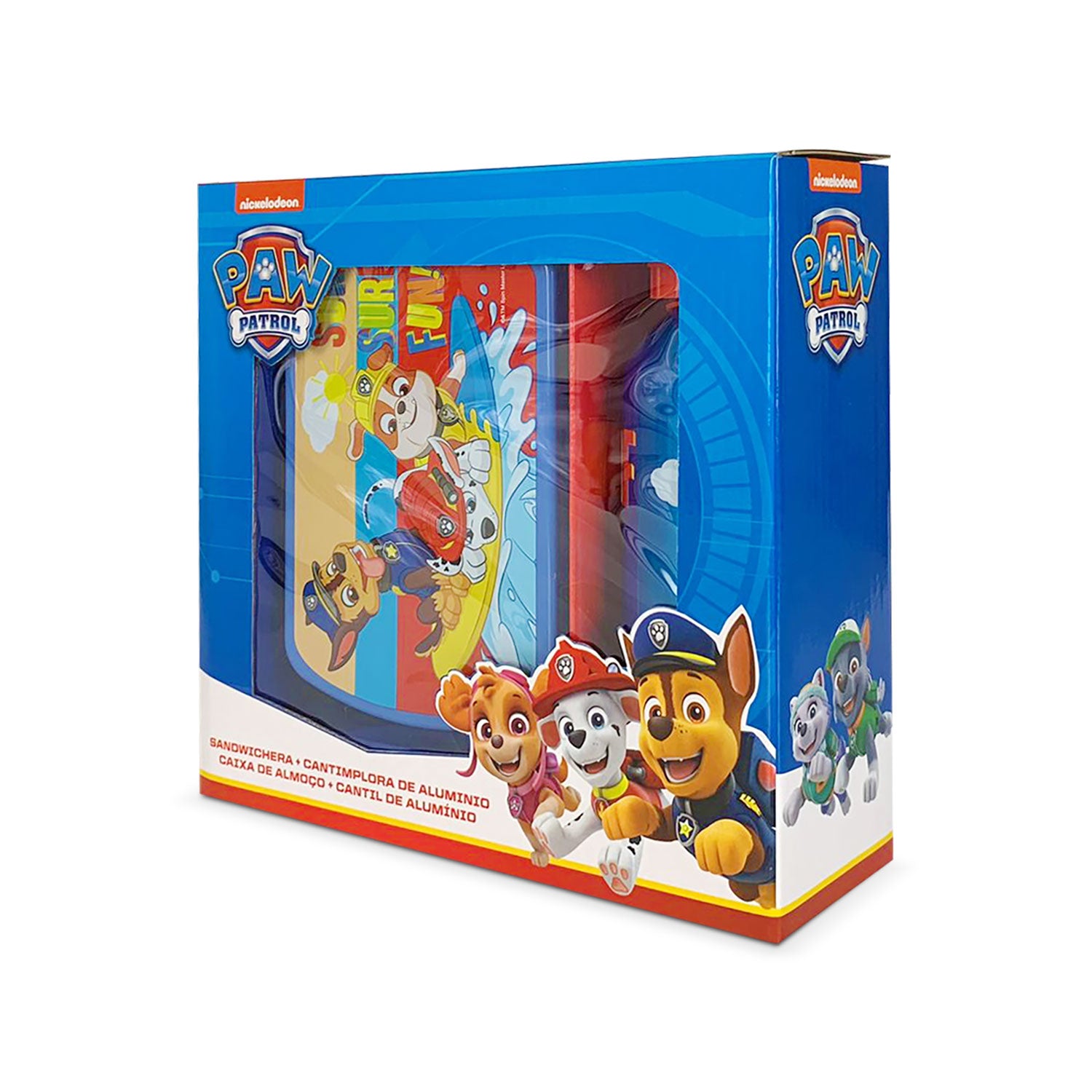 Set pranzo 2 pezzi Paw Patrol ufficiale borraccia 500ml e portapranzo 5385