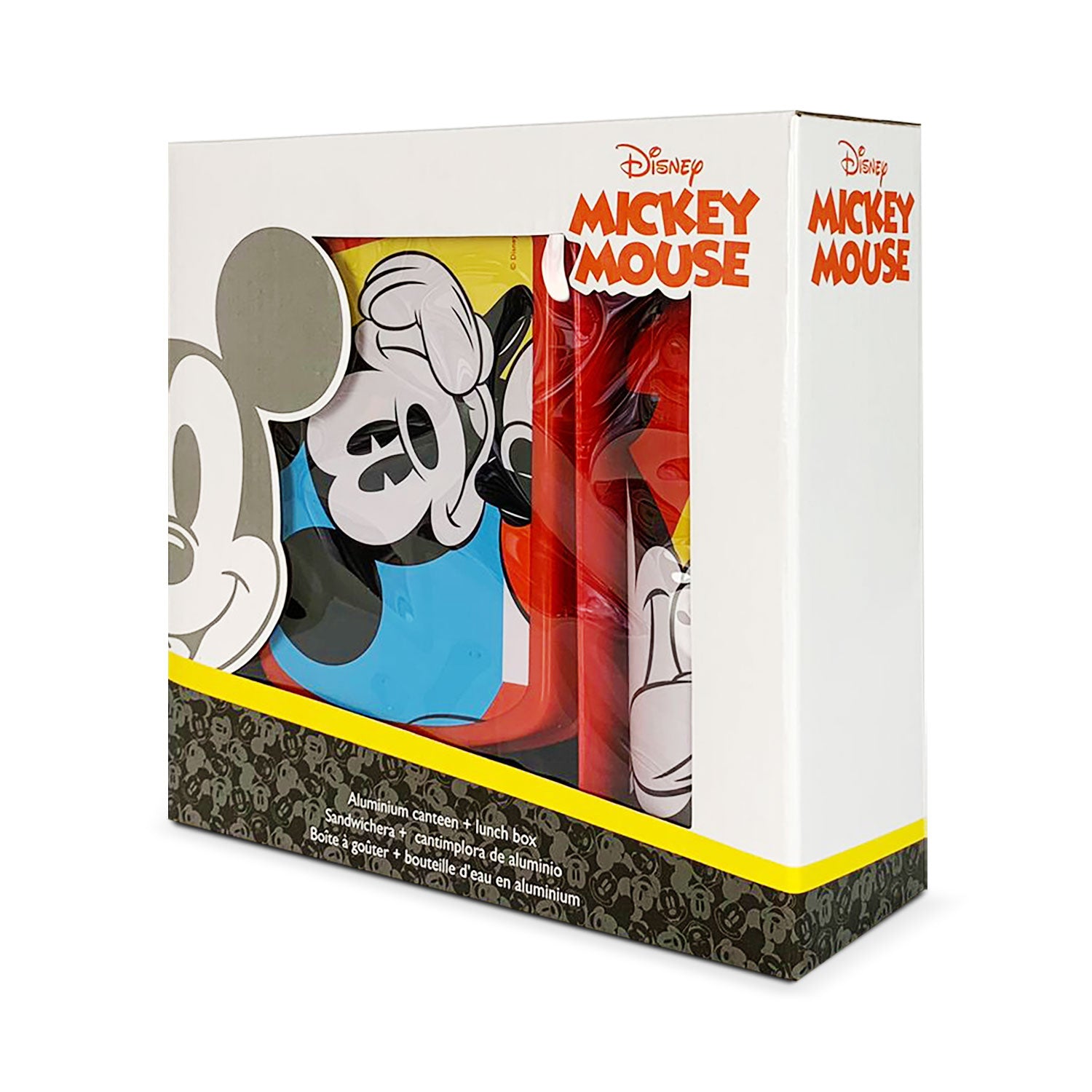 Set pranzo 2 pezzi Disney Mickey Mouse borraccia 500ml e portapranzo 5387