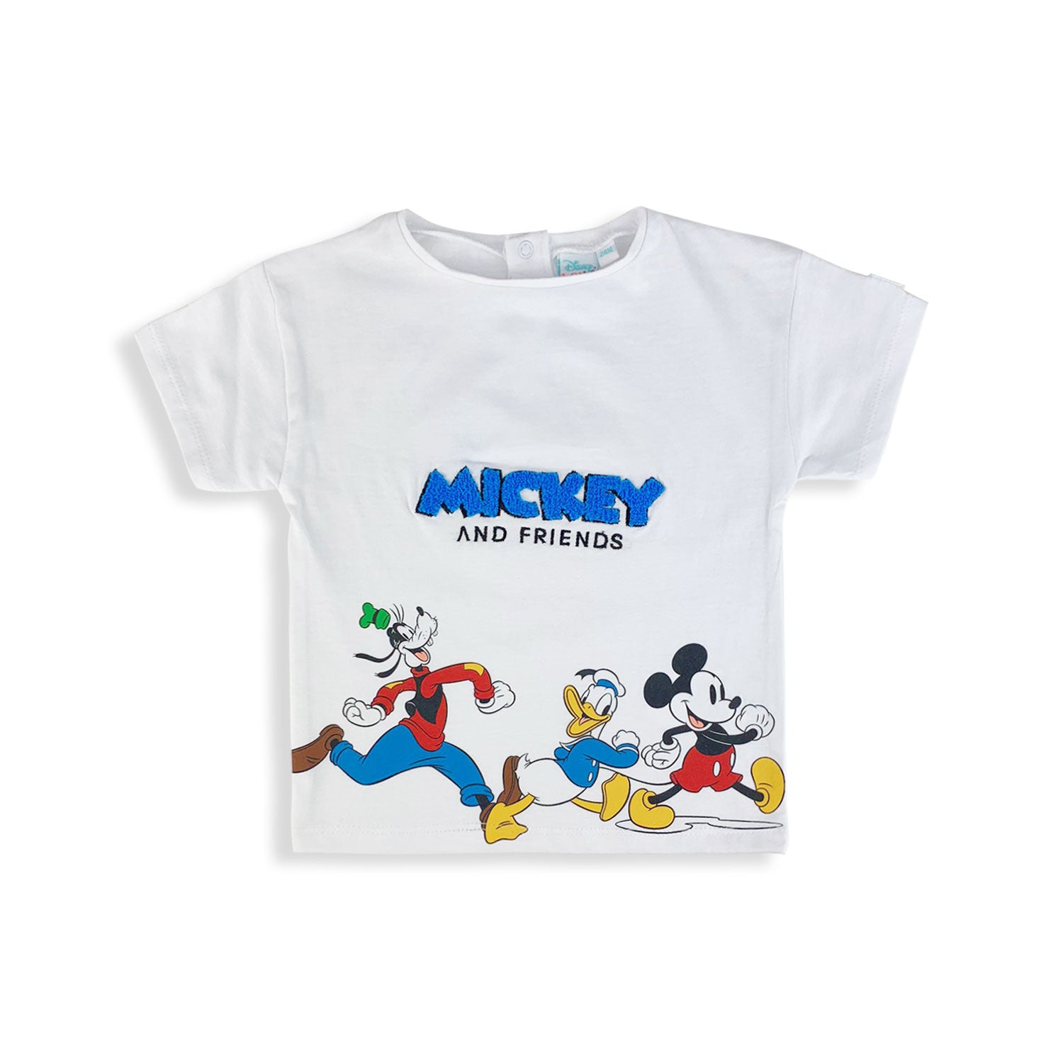Maglietta neonato Disney Mickey Mouse in cotone bimbo maniche corte 5425