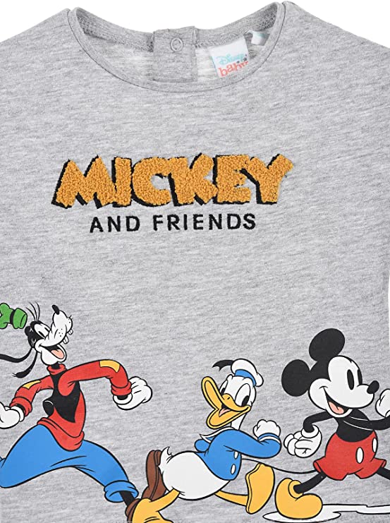 Maglietta neonato Disney Mickey Mouse in cotone bimbo maniche corte 5425