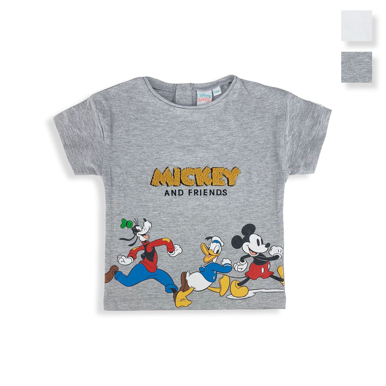 Maglietta neonato Disney Mickey Mouse in cotone bimbo maniche corte 5425