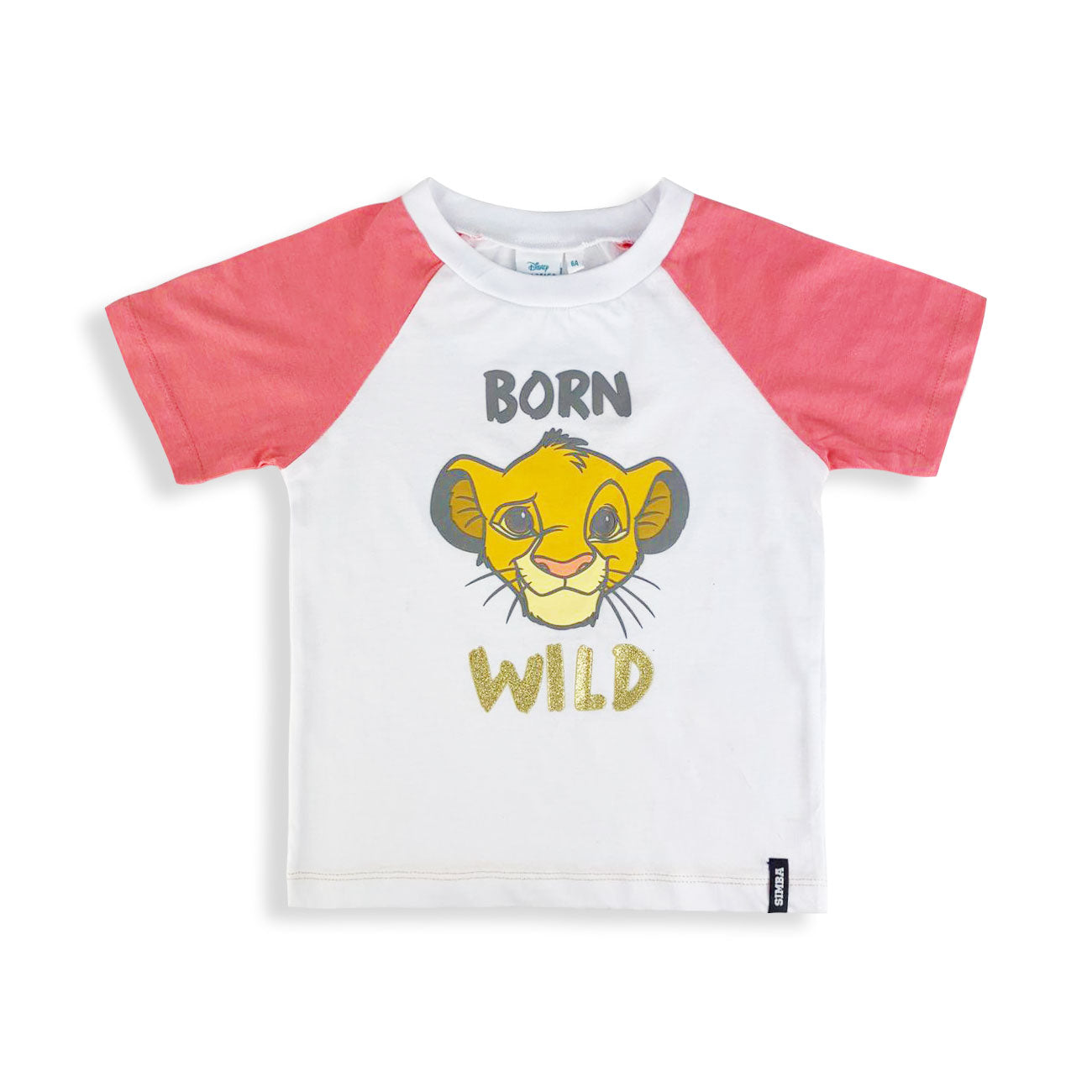 T-shirt Disney Il Re Leone maglietta maniche corte maglia bambina in cotone 5427
