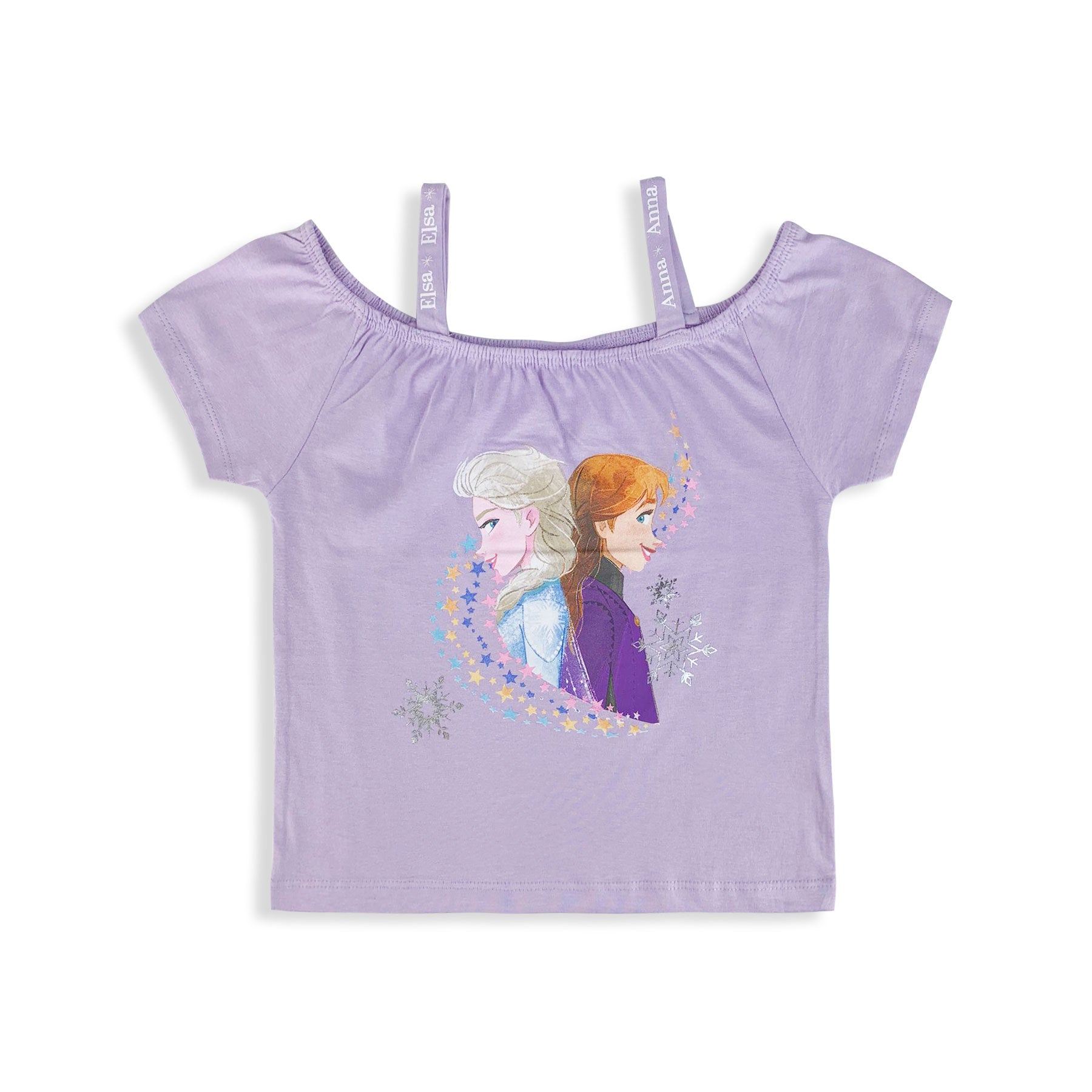 Maglia Disney Frozen maglietta con bretelle maglia bimba cotone bambina 5429