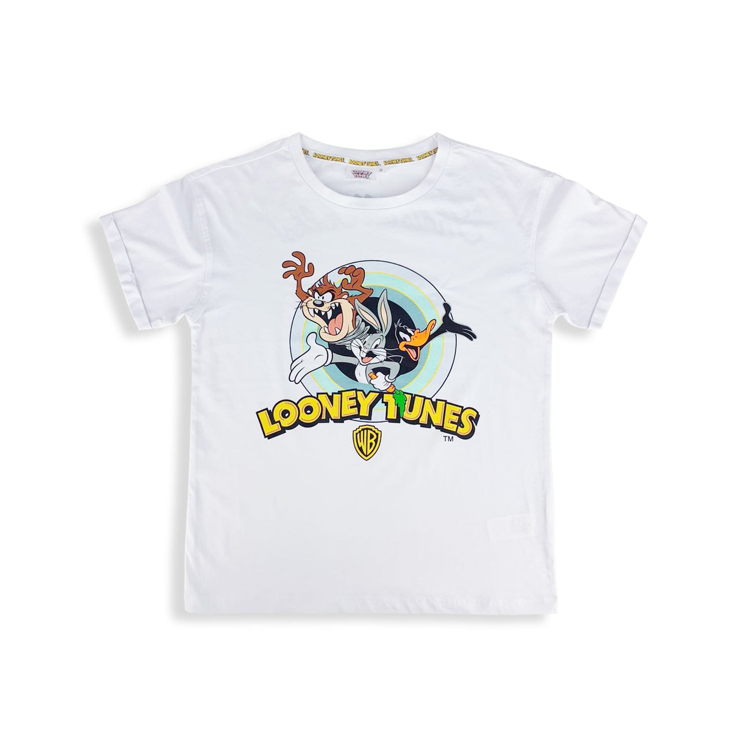 T-Shirt Disney Looney Tunes maglia originale Ragazza modello largo donna 5432