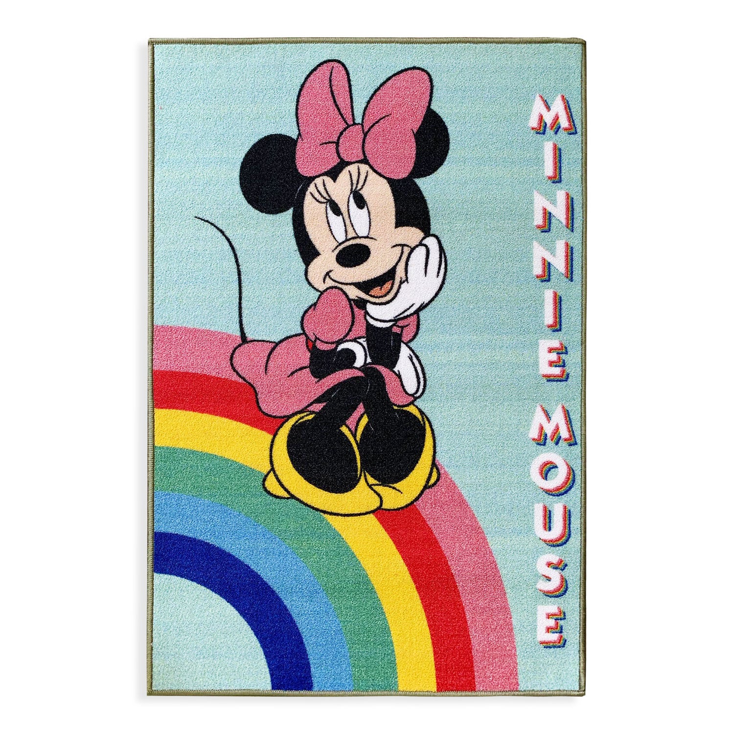 Tappeto antiscivolo cameretta bambini Disney Minnie Mouse 80x120 cm 5434