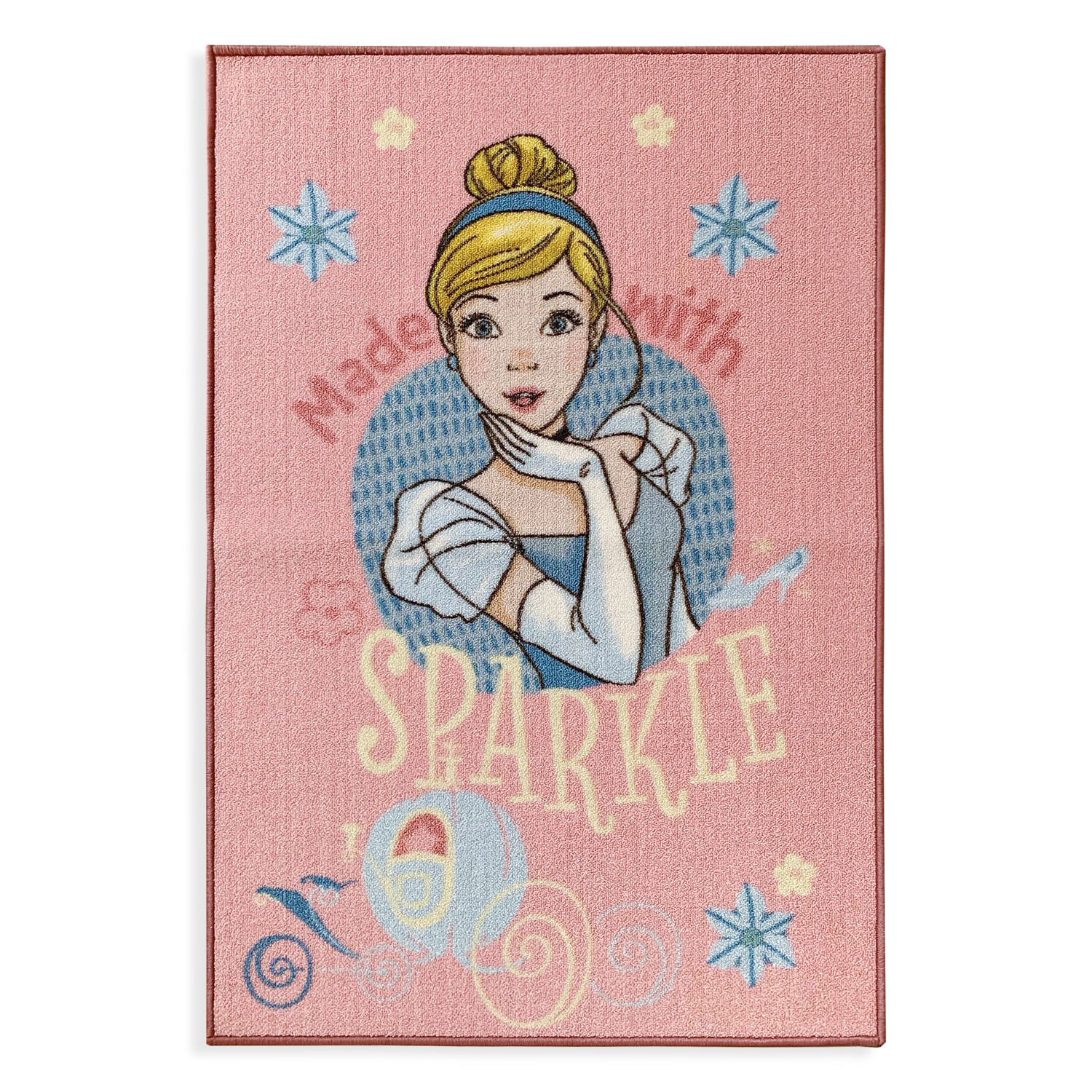Tappeto antiscivolo cameretta principesse bambini Disney Princess 80x120 cm 5435