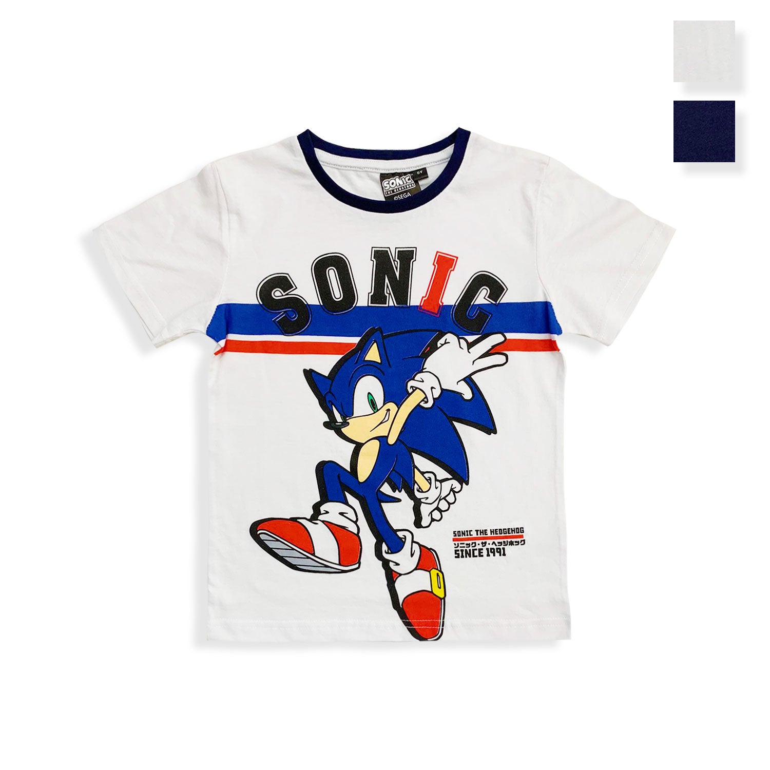 Maglietta Sonic t-shirt bambino maglia mezze maniche in cotone estivo 5451