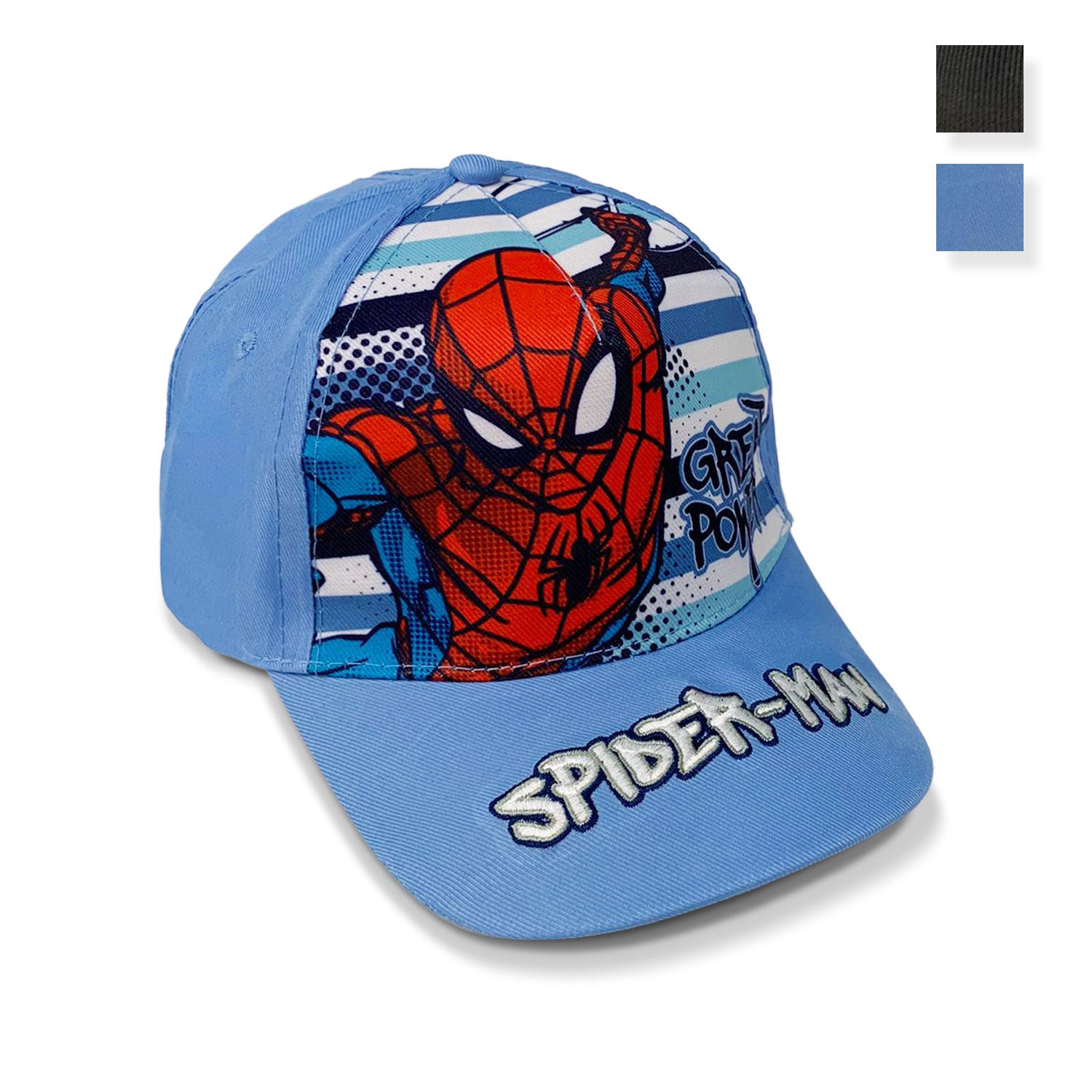 Cappellino per bambino ufficiale Marvel Spiderman berretto con visiera 5453