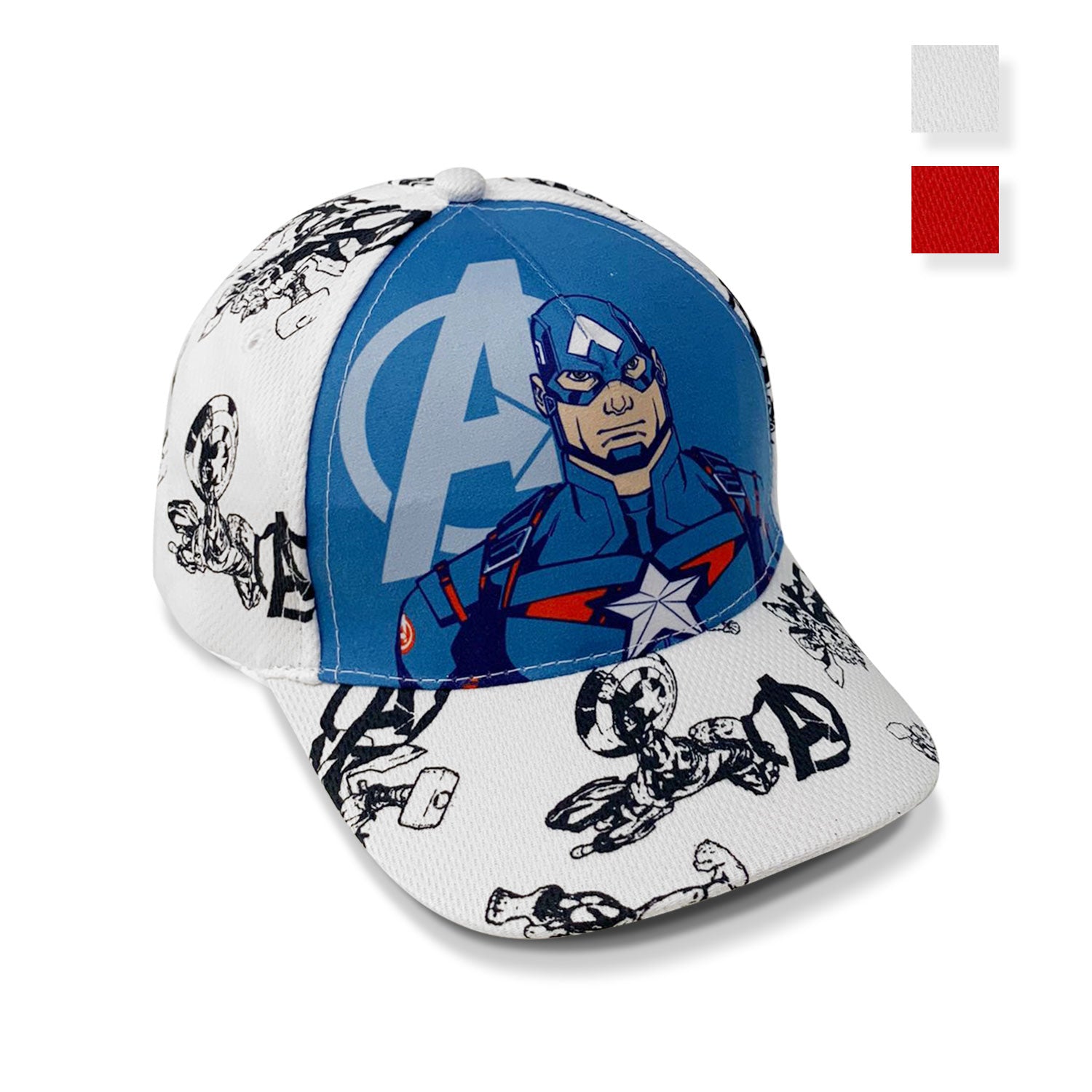 Cappellino per bambino ufficiale Marvel Avengers berretto con visiera 5454