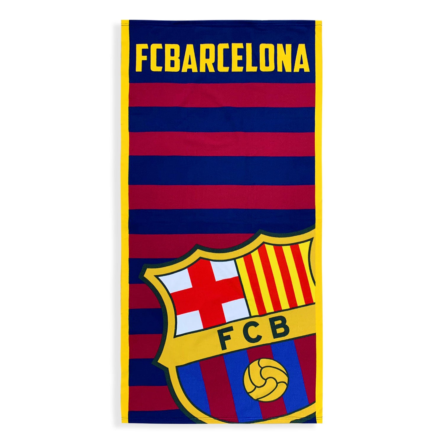 Telo mare FC Barcelona in microspugna 70x140cm asciugamano piscina calcio 5467