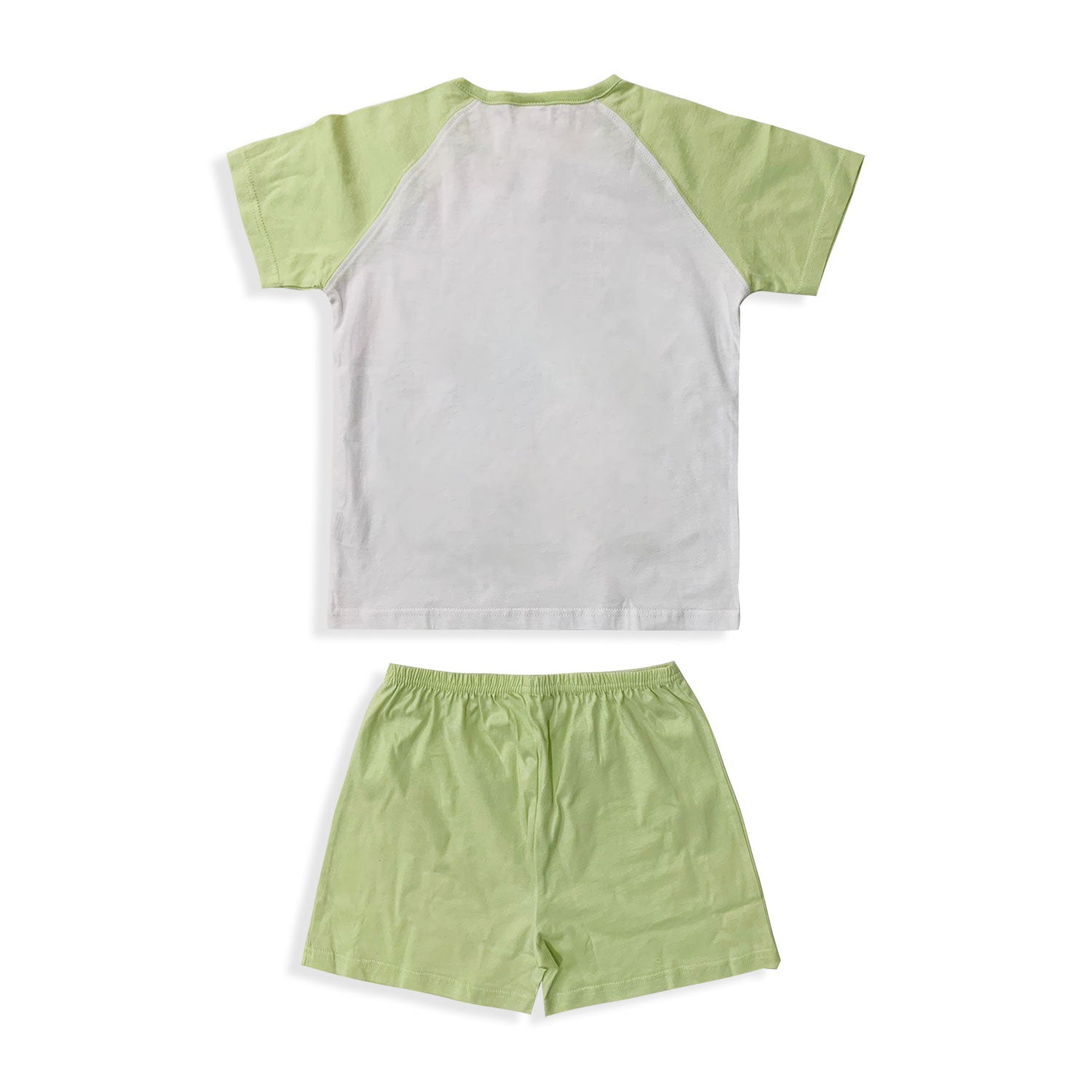Pigiama bambina Shrek t-shirt e pantaloncino in cotone stampato 5506