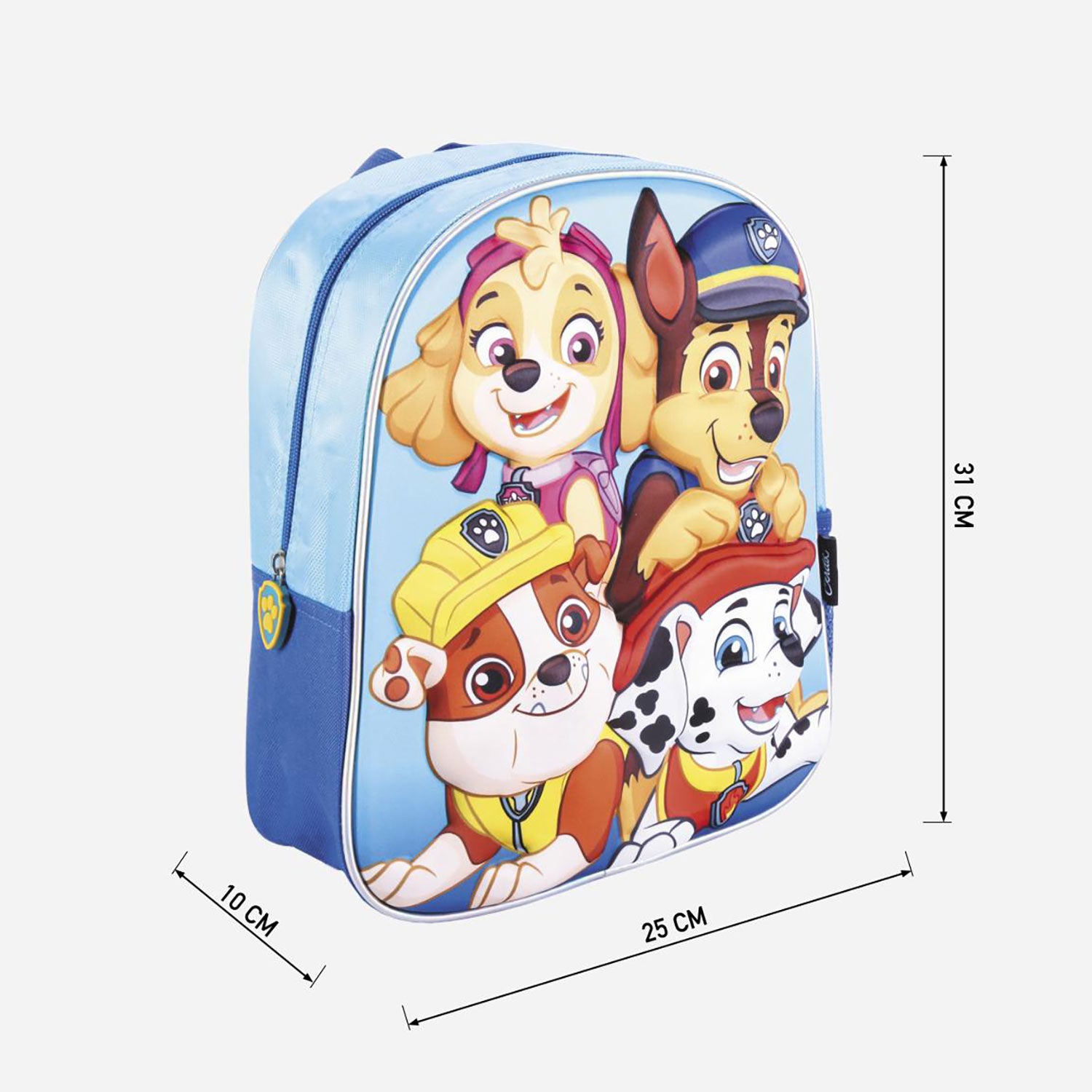 Zaino Paw Patrol zainetto unisex ufficiale con bretelle bambino scuola 5538