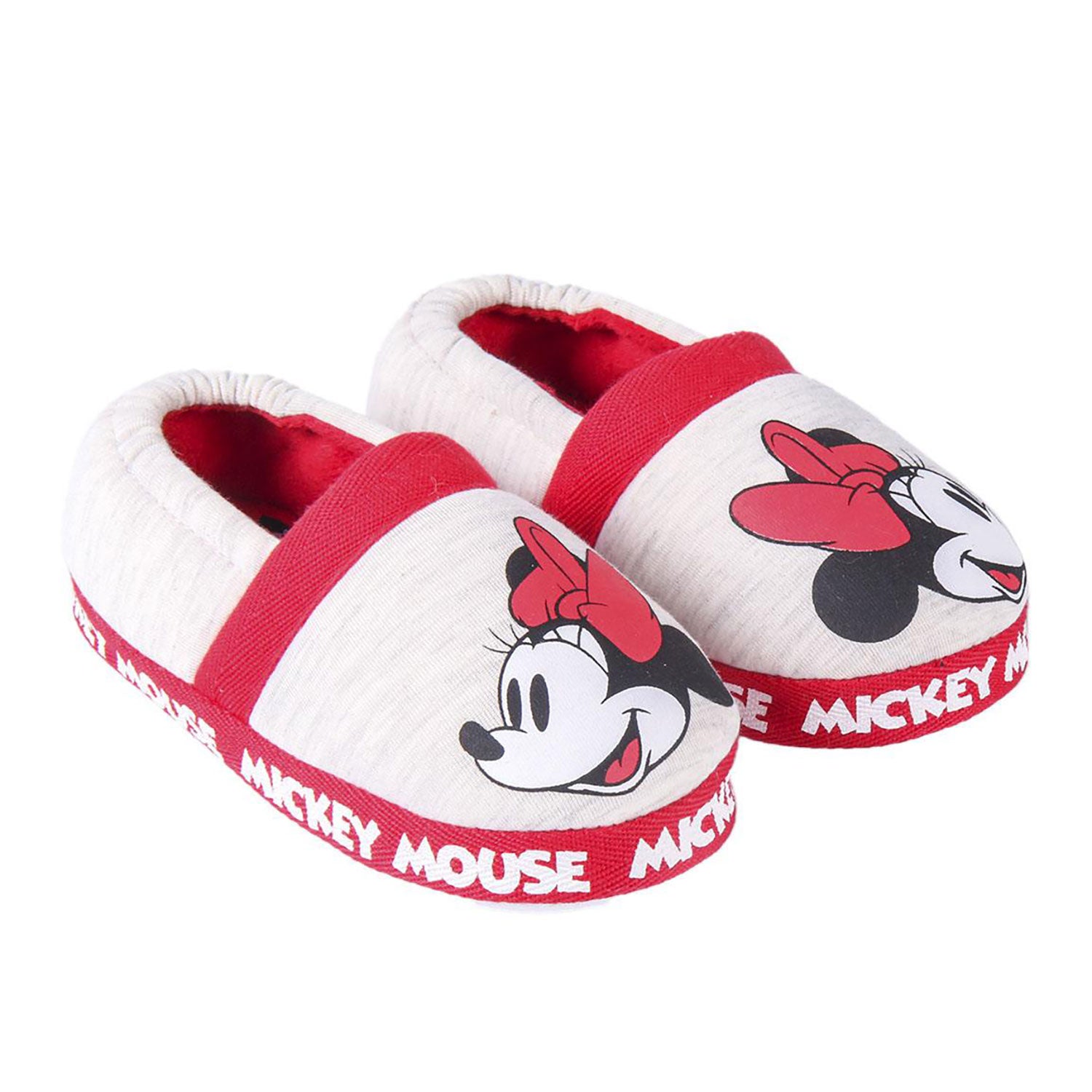 Pantofole invernali chiuse Minnie Mouse antiscivolo bambina ragazza 5558