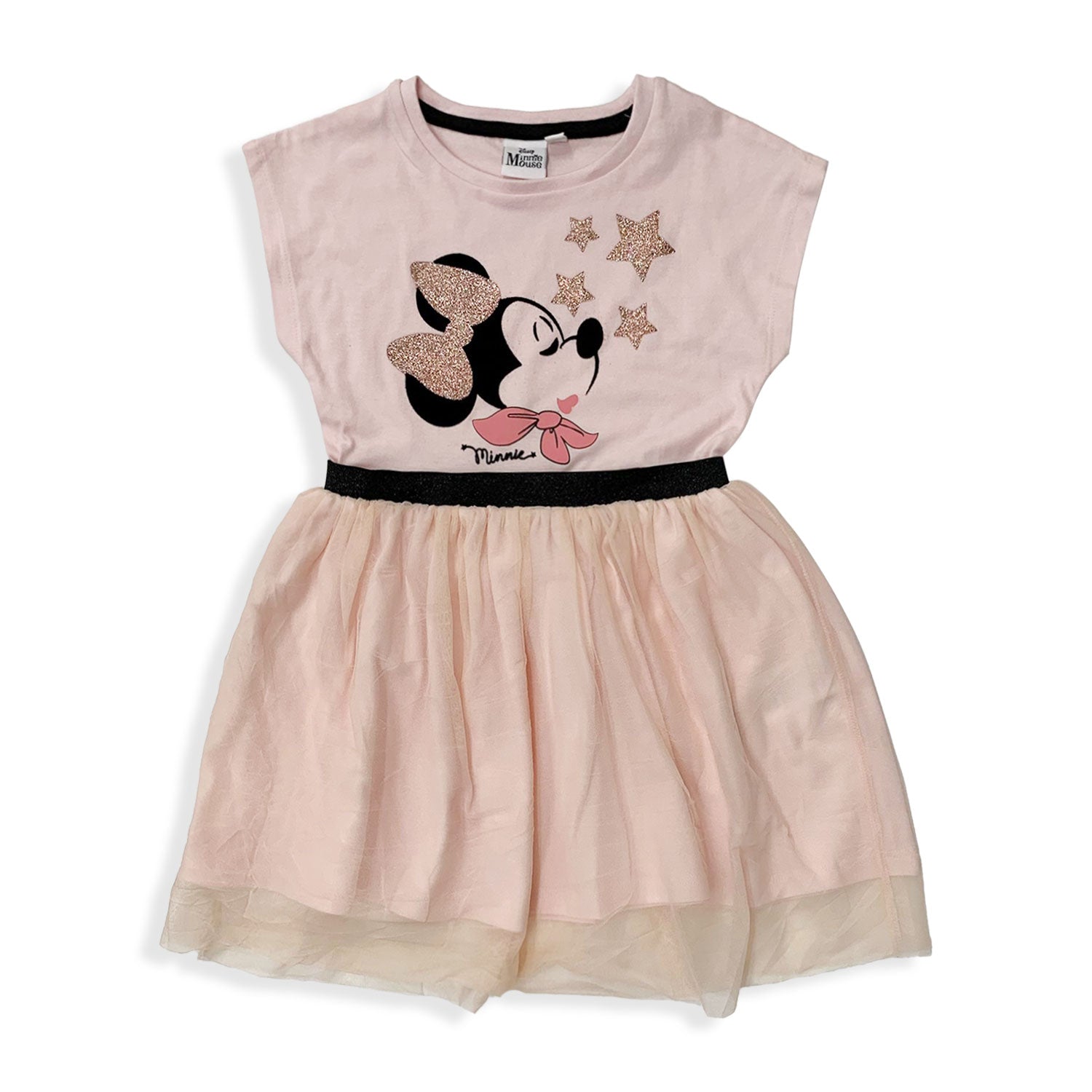 Abito bambina Disney Minnie Mouse vestitino stampato con gonna tulle 5584