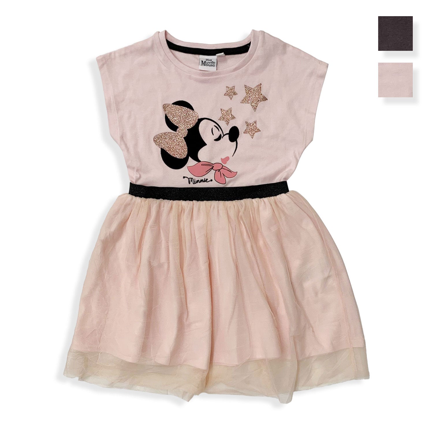 Abito bambina Disney Minnie Mouse vestitino stampato con gonna tulle 5584