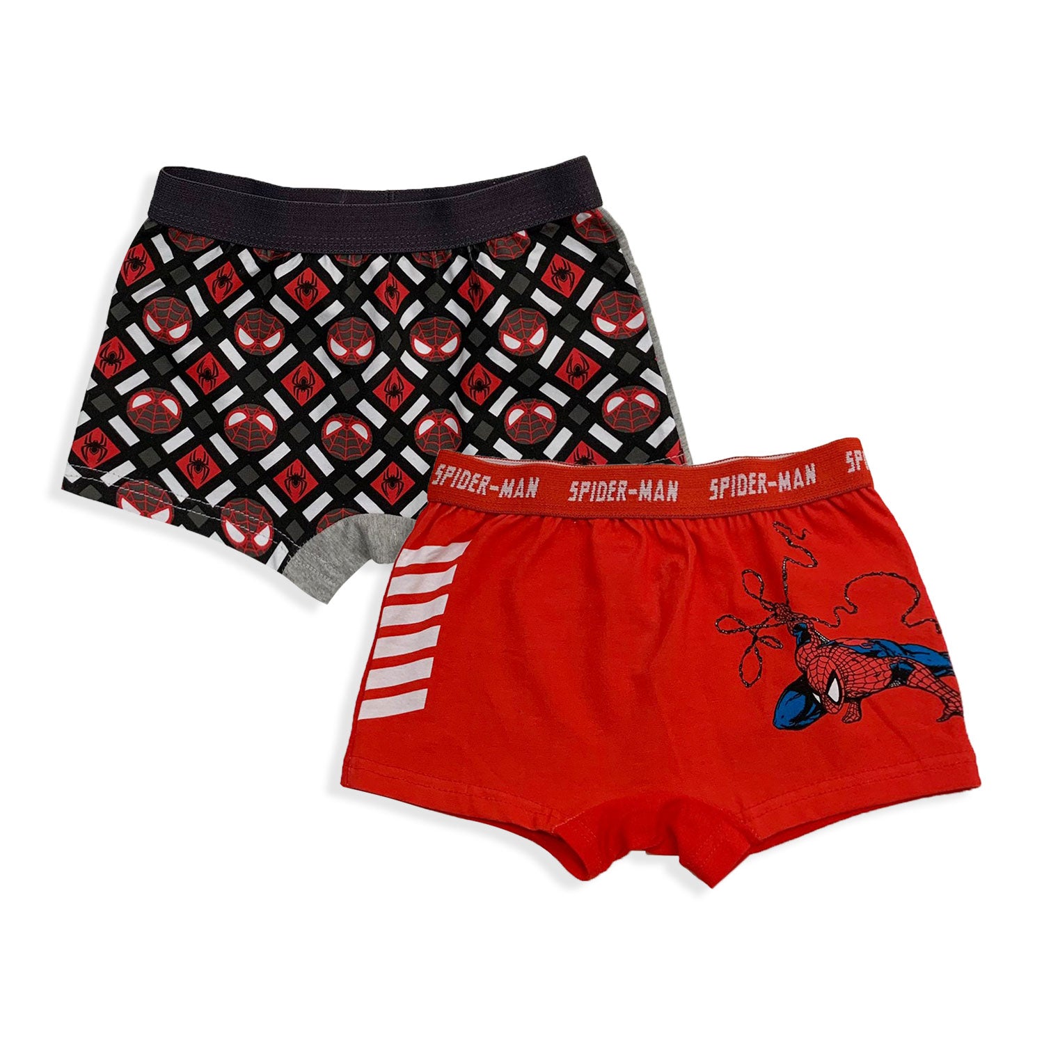 Set 2 Boxer Marvel Spiderman ufficiale bambino shorties mutandine intimo 5587