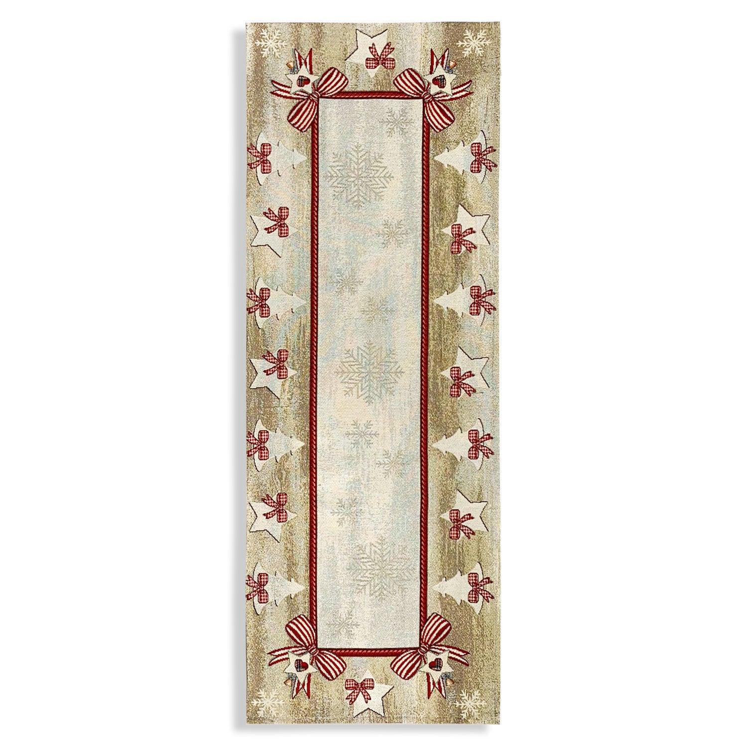 Runner natalizio 40x100cm decorazioni Centrotavola Natale Maestri Cotonieri 5638