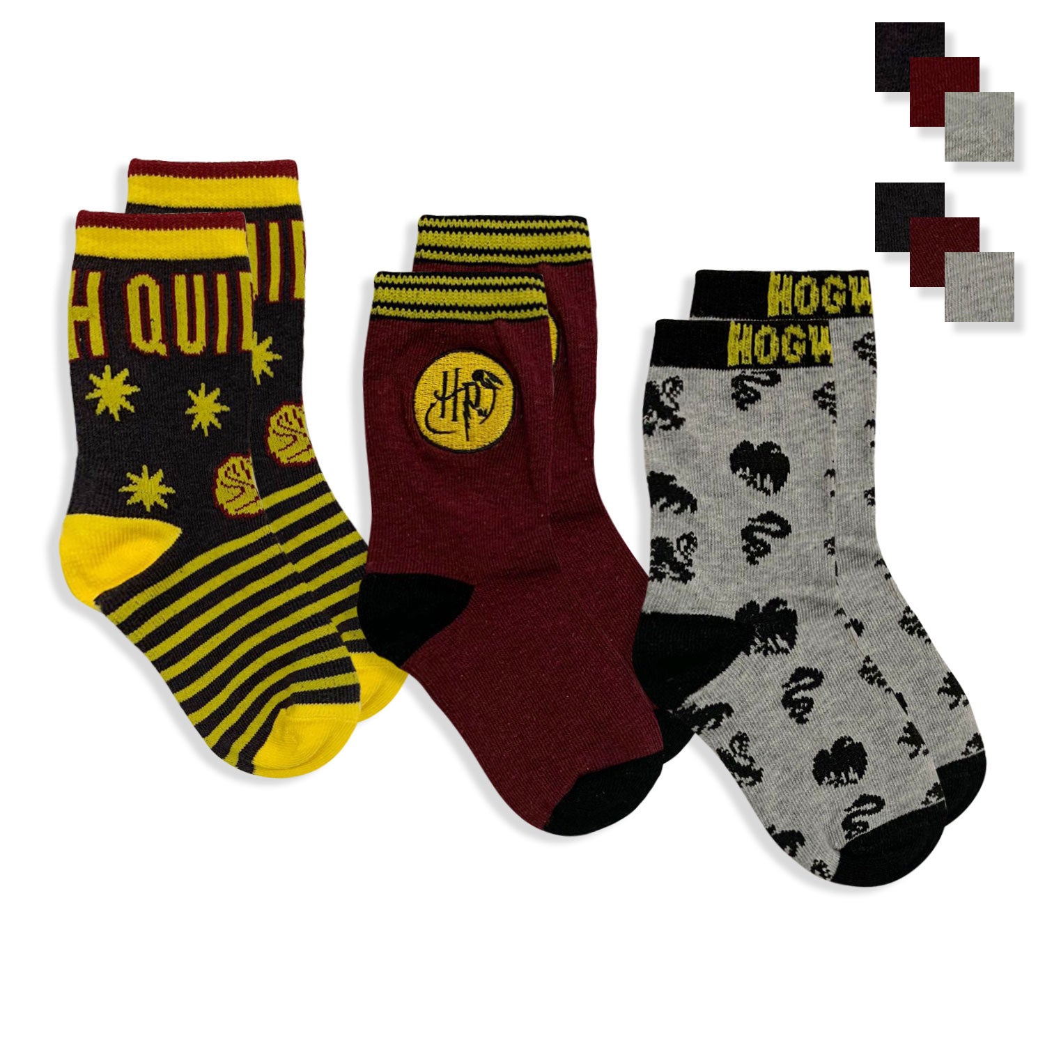 Calzini Harry Potter set 3 paia per bambino in cotone Calze Bimbo 5680