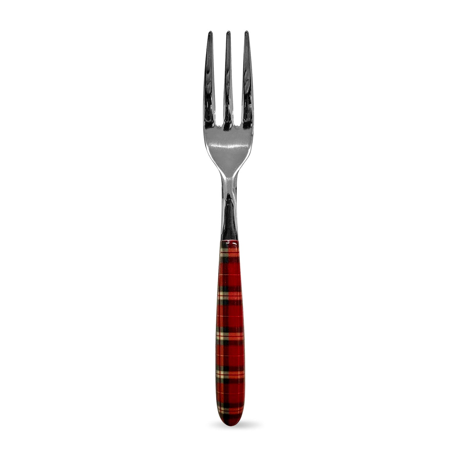 Forchettine dolce Nuvole di Stoffa natalizie in acciaio inox Tartan Bonnie 5715