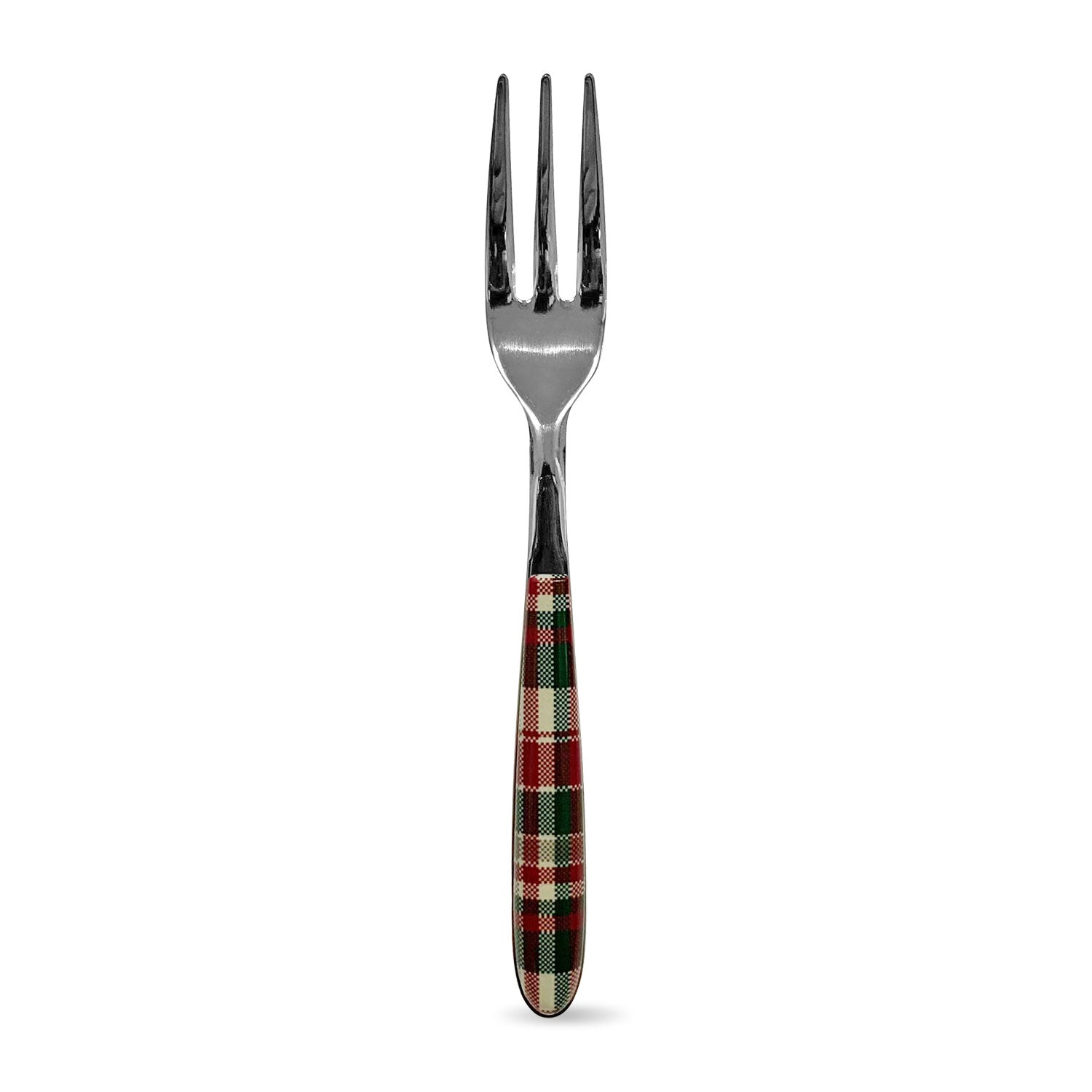 Forchettine dolce Nuvole di Stoffa natalizie Tartan Christmas Time 5716