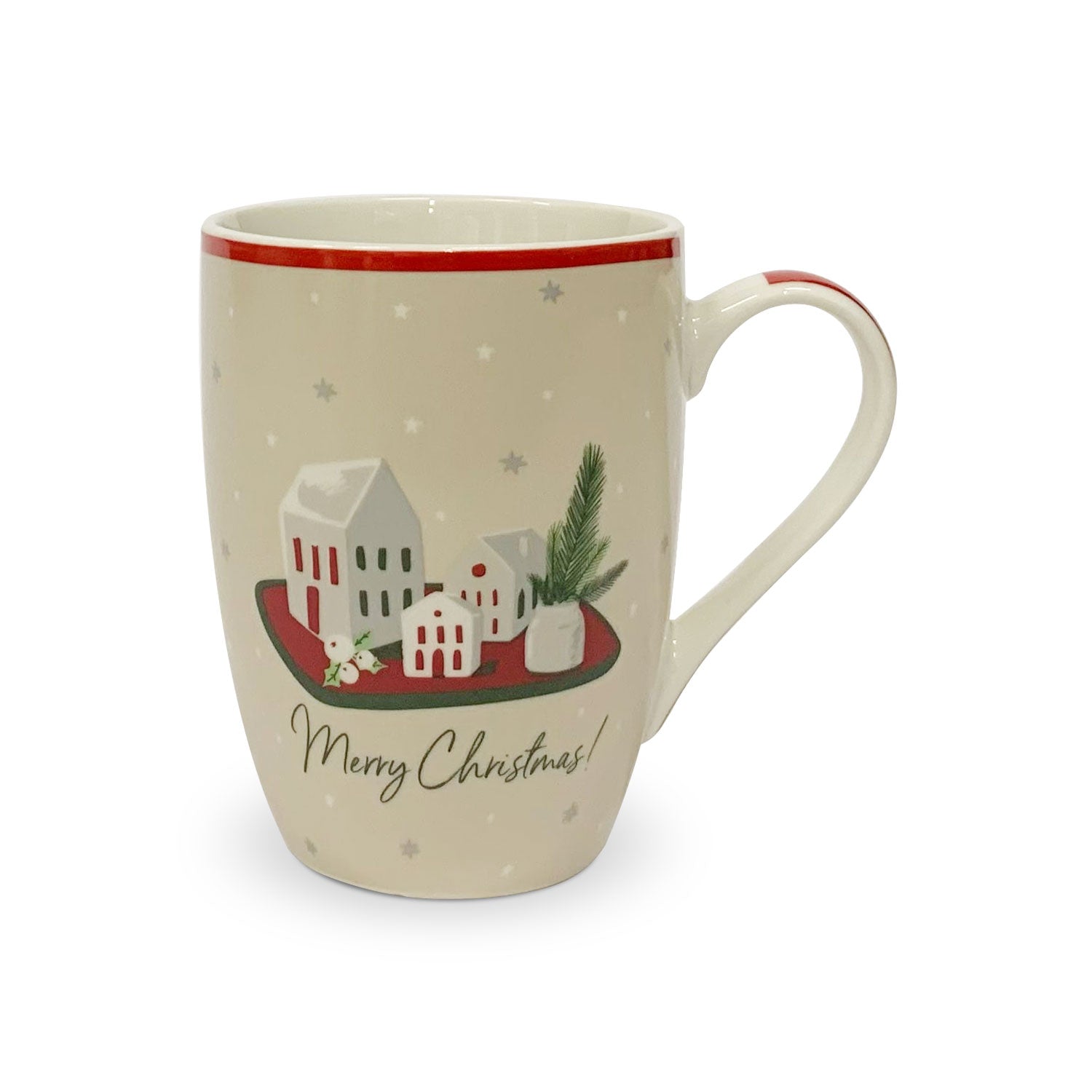 Tazza natalizia Nuvole di Stoffa Mug Decoro Idea regalo Natale 350ml 5738