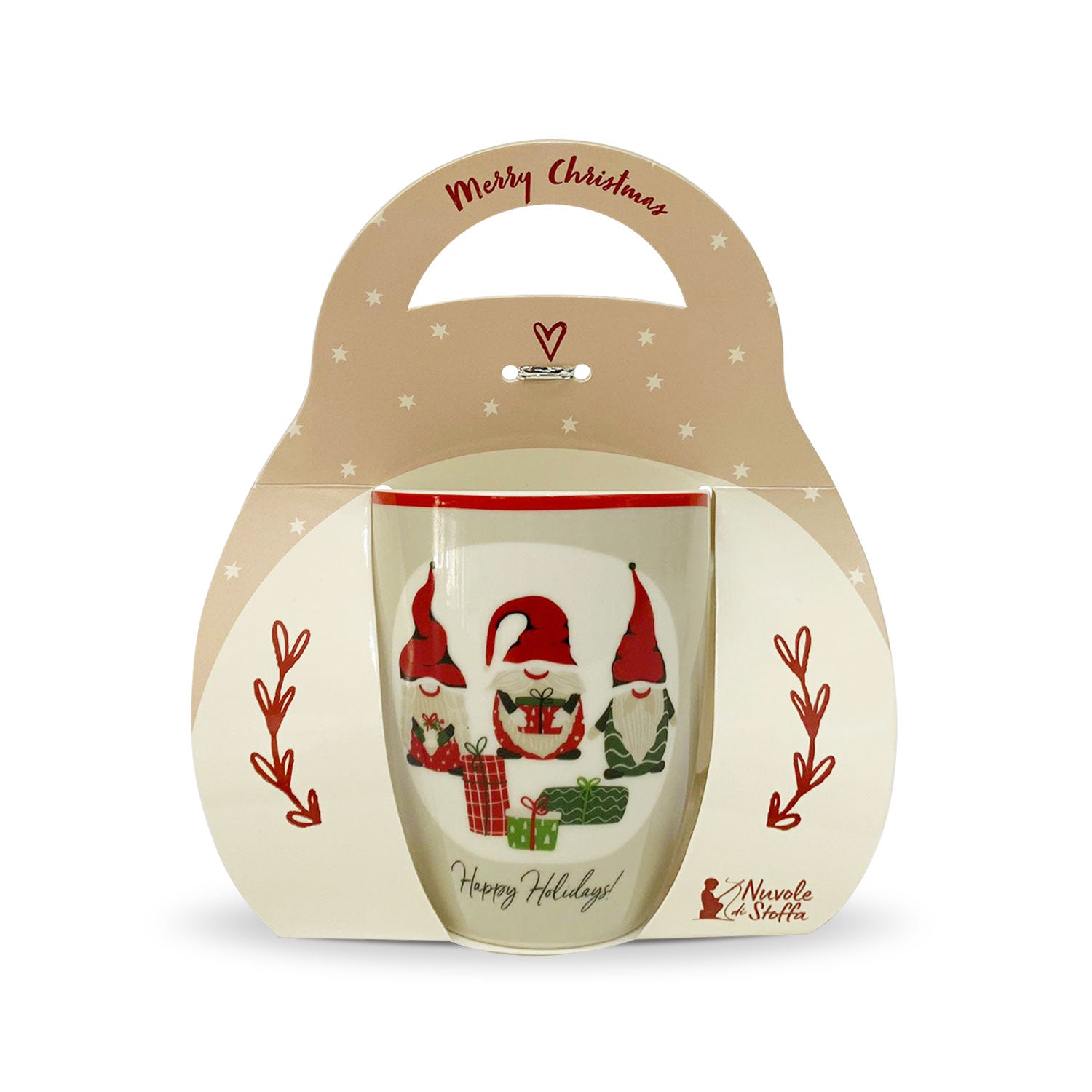 Tazza natalizia Nuvole di Stoffa Mug Decoro Idea regalo Natale 350ml 5740