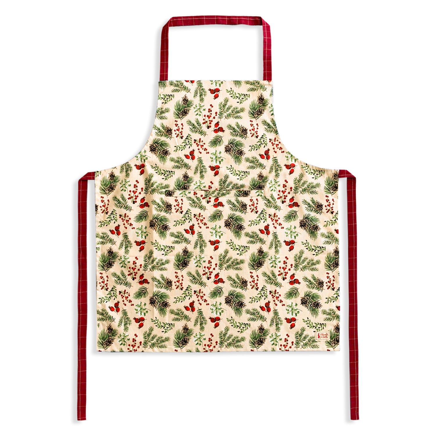 Grembiule da cucina Natalizio Nuvole di Stoffa con tasca Idea regalo Natale 5744