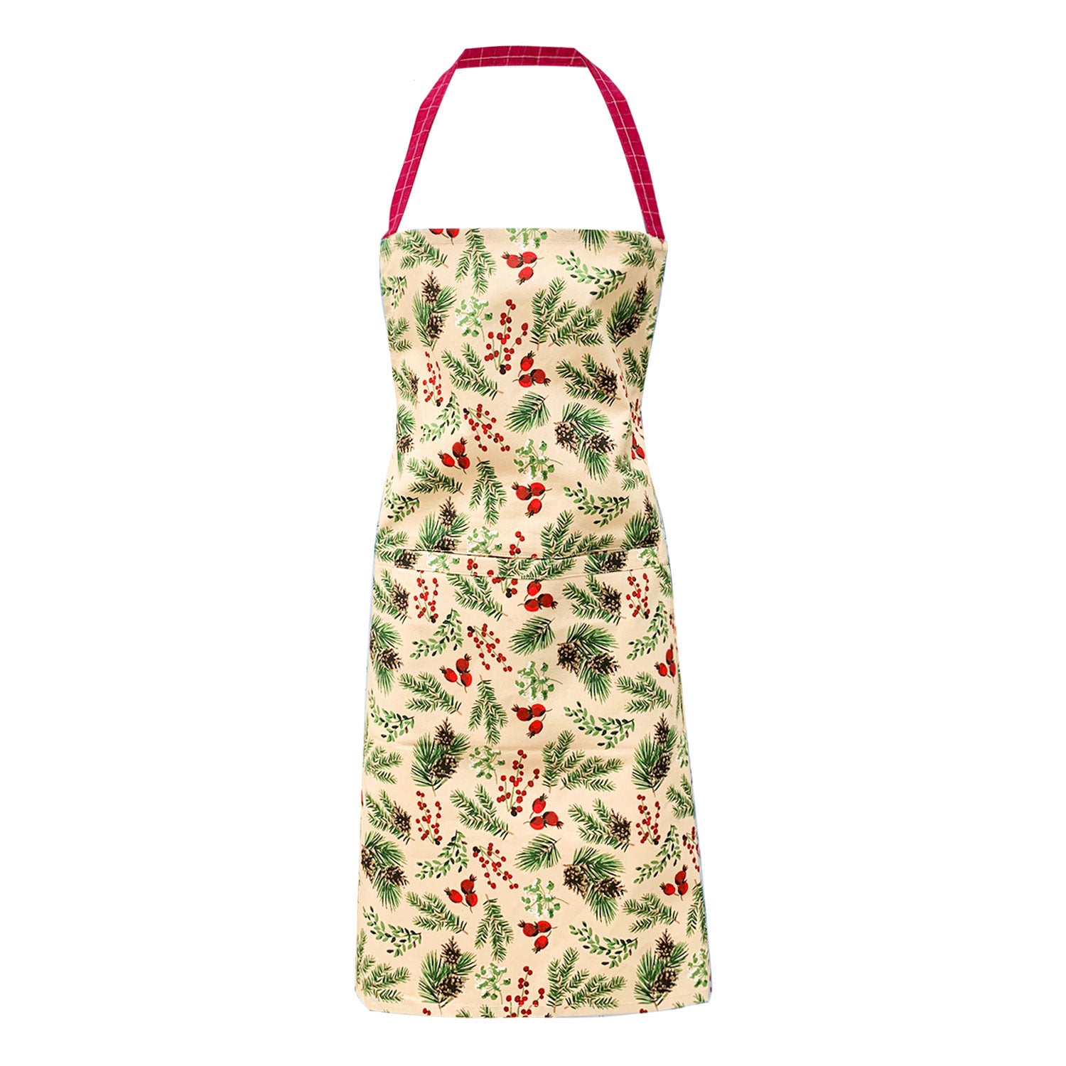 Grembiule da cucina Natalizio Nuvole di Stoffa con tasca Idea regalo Natale 5744