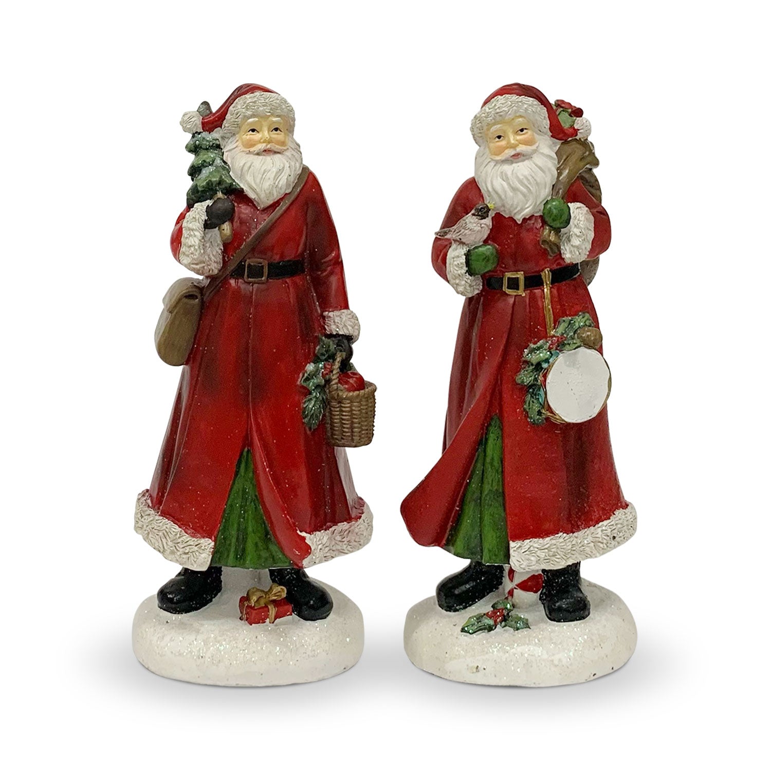 Decorazione natalizia in resina statuina Babbo Natale Idea Regalo Casa 18cm 5746