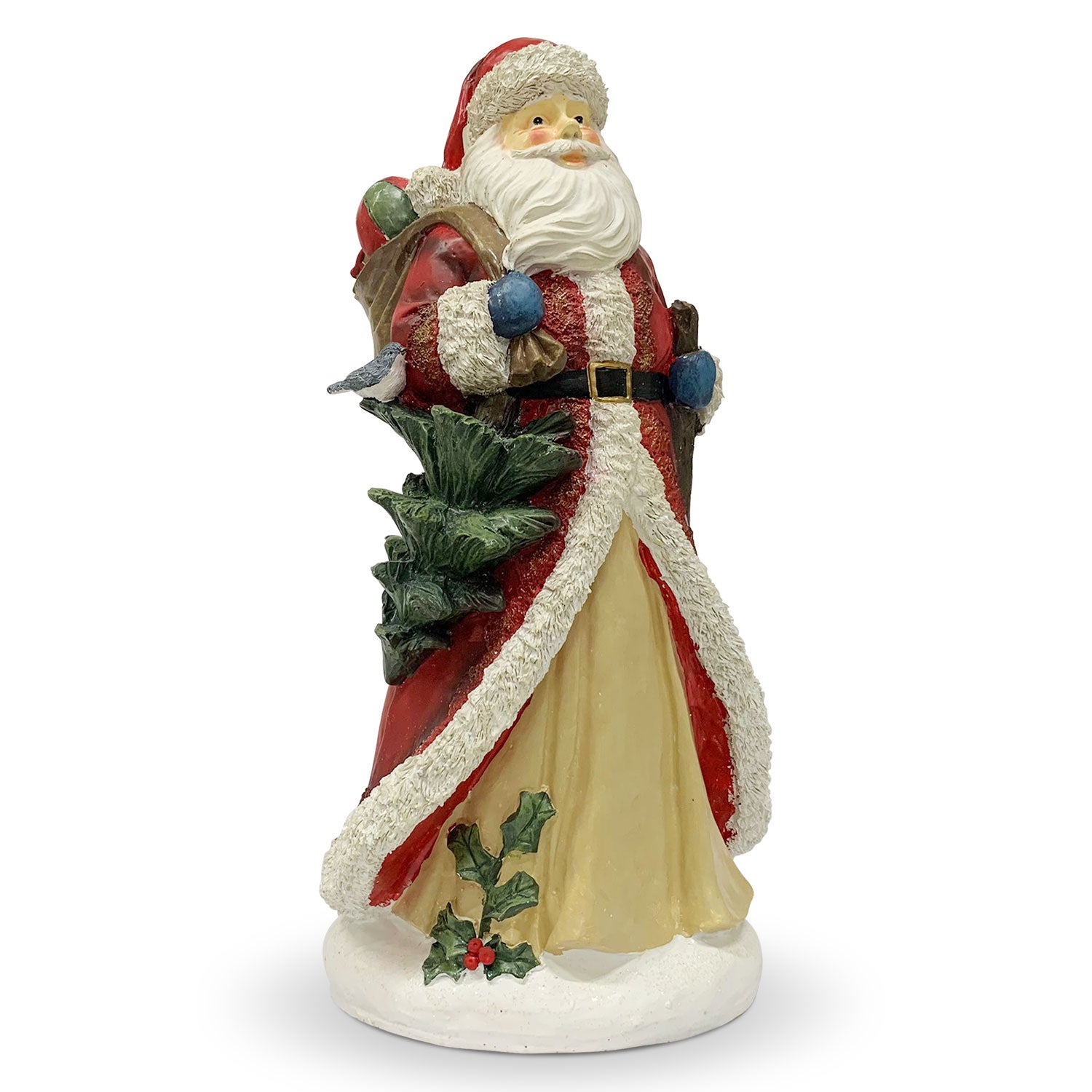 Decorazione natalizia in resina statuina Babbo Natale Idea Regalo Casa 39cm 5748
