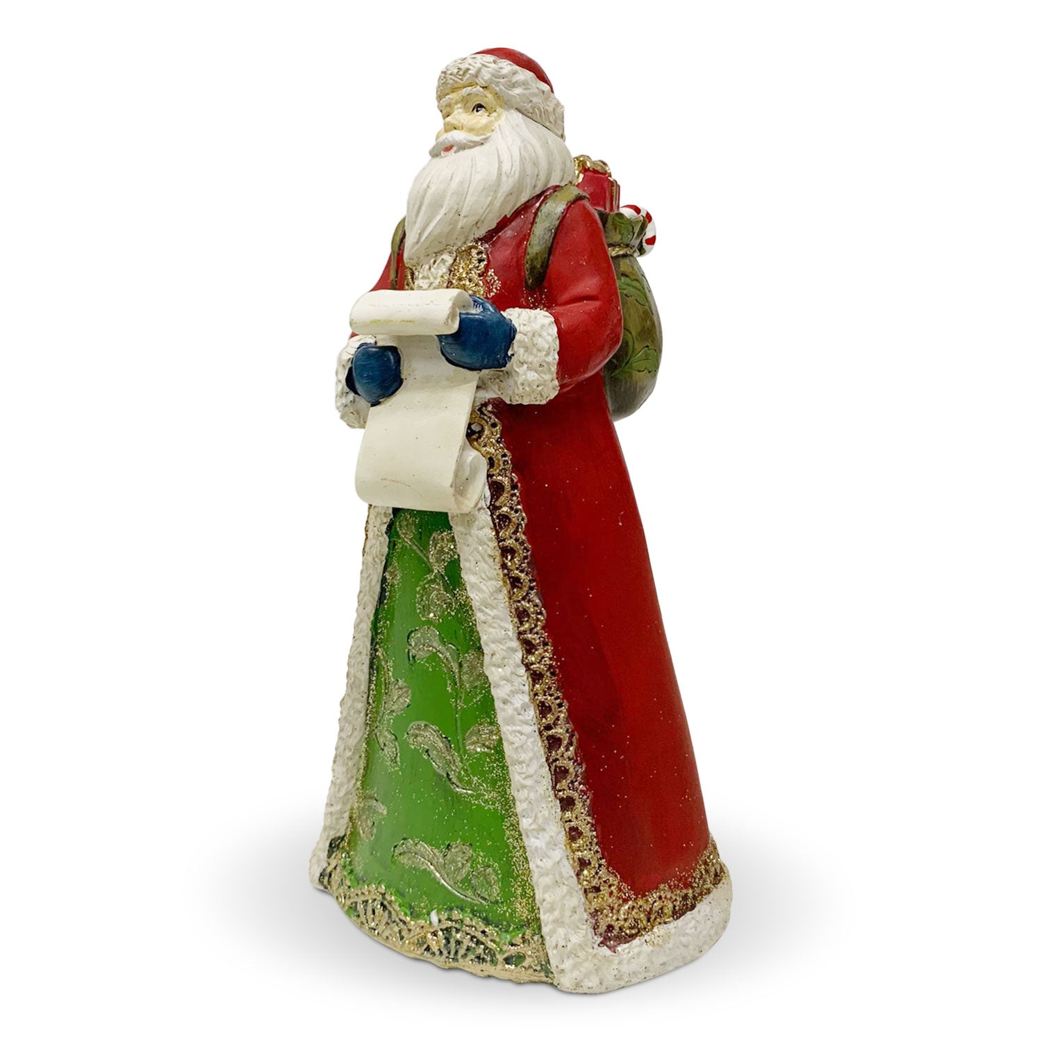 Decorazione natalizia in resina statuina Babbo Natale Idea Regalo Casa 25cm 5749