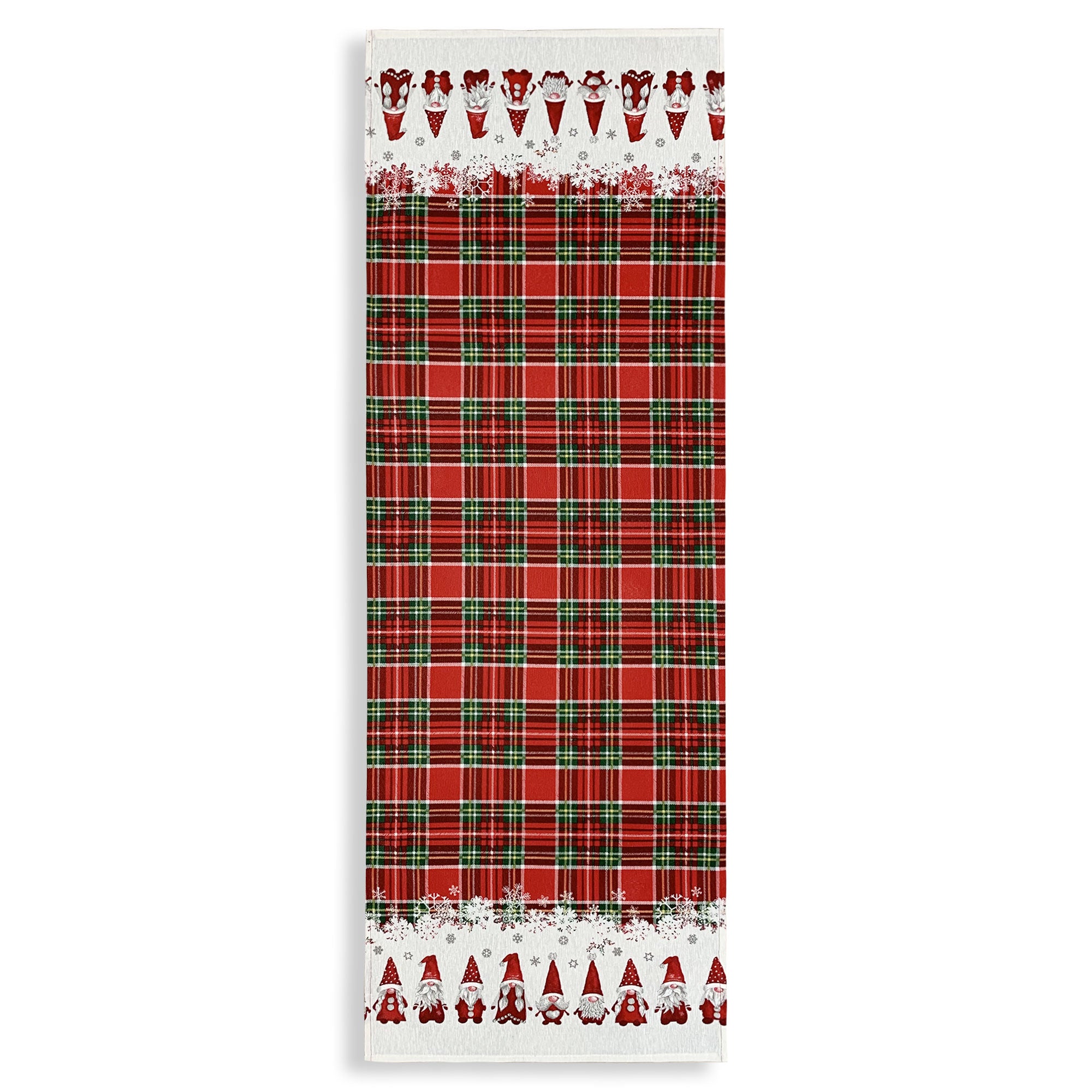 Runner natalizio 45x140cm Gnomi Folletti Centrotavola Natale Zucchissime 5880