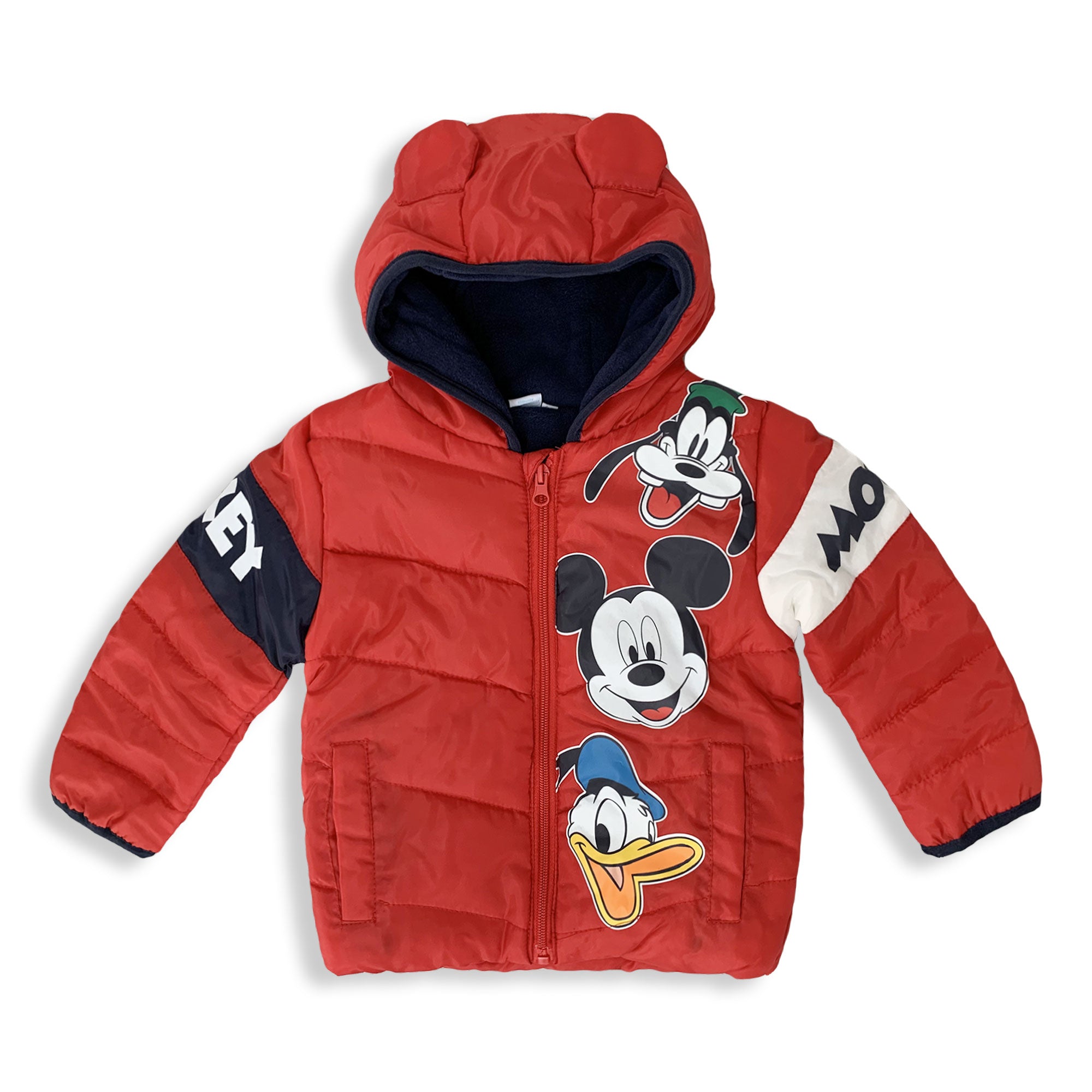 Giubbotto neonato invernale Disney Mickey Mouse Bimbo con cappuccio 58