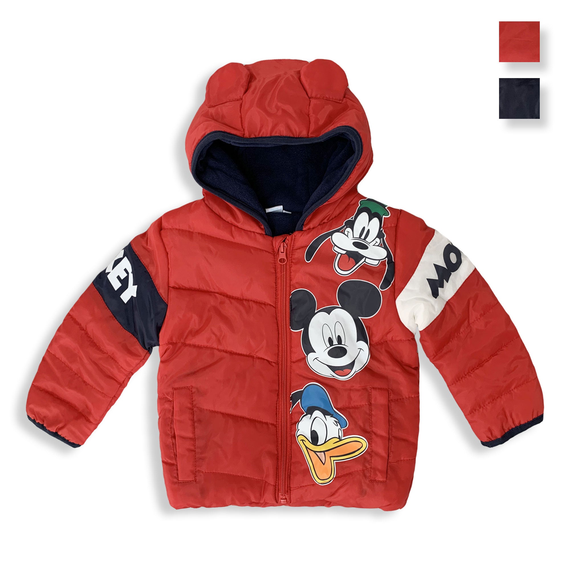Giubbotto neonato invernale Disney Mickey Mouse Bimbo con cappuccio 5891