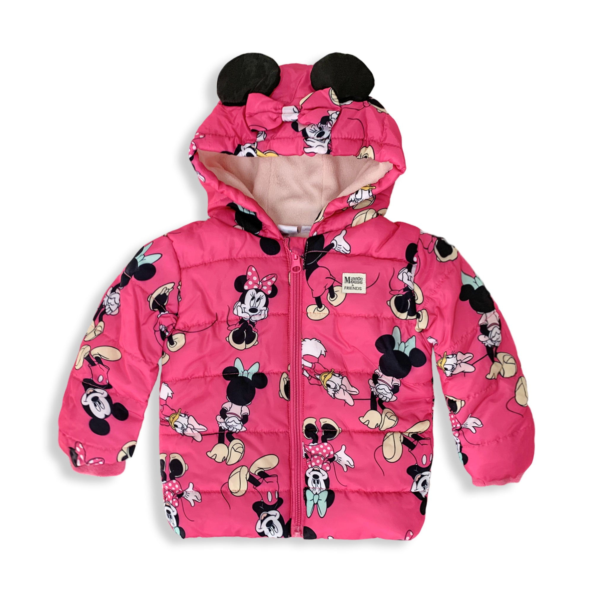 Giubbotto neonato invernale Disney Minnie Mouse Bimba con cappuccio 5892