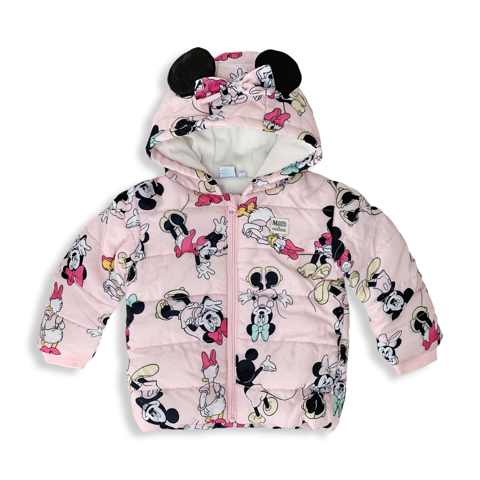 Giubbotto neonato invernale Disney Minnie Mouse Bimba con cappuccio 5892