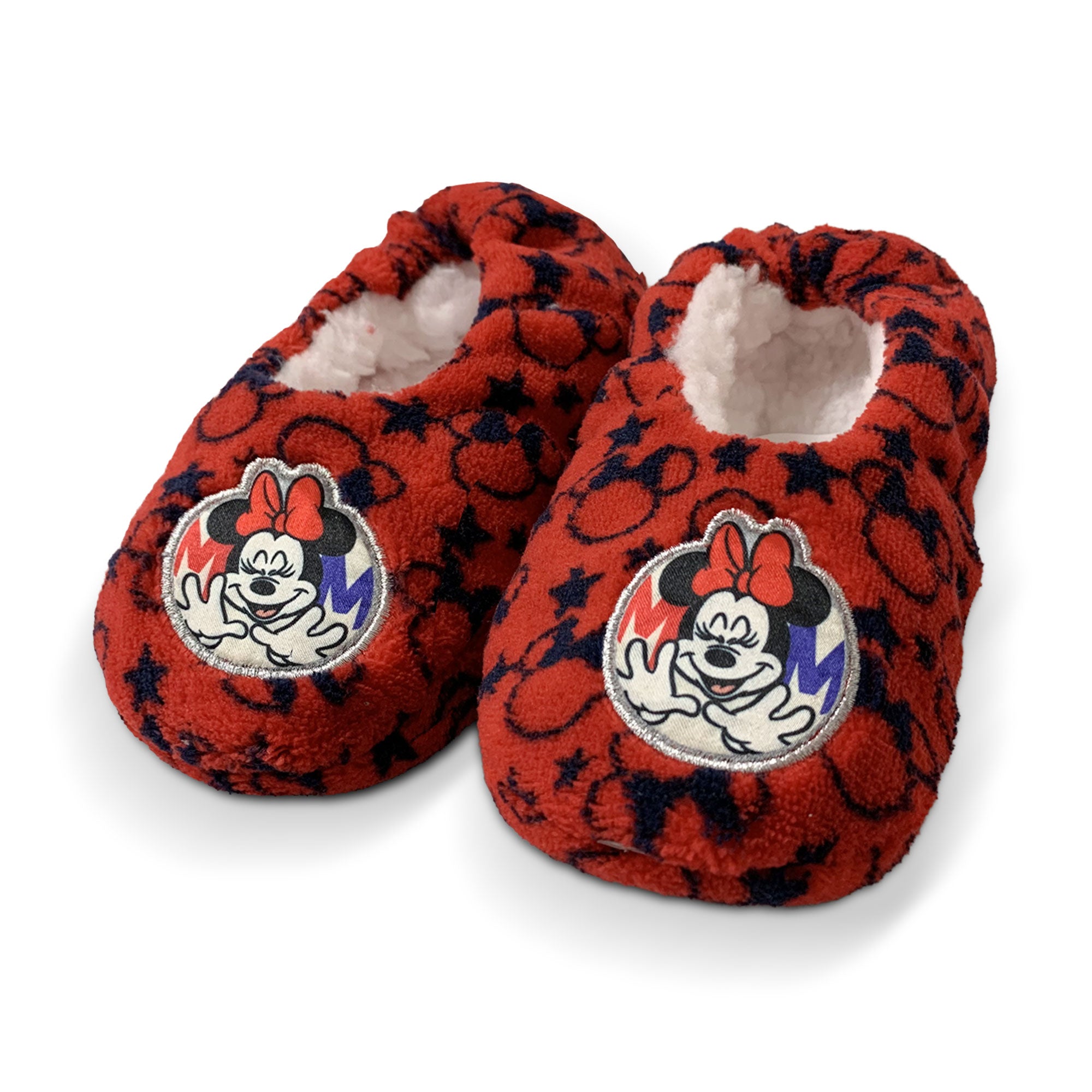 Pantofole invernali chiuse Disney Minnie Mouse antiscivolo peluche bambina 5900