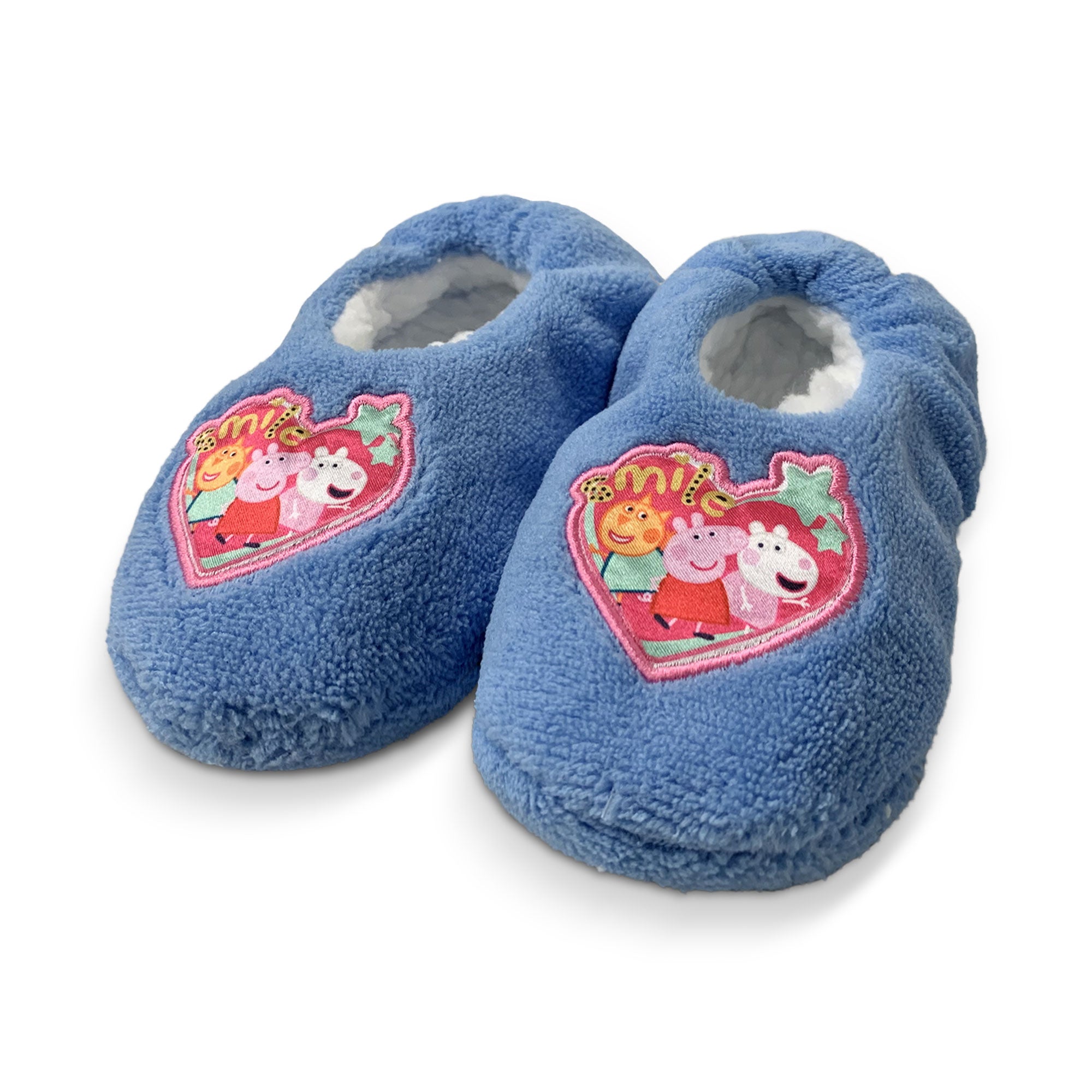 Pantofole invernali chiuse Peppa Pig antiscivolo peluche bambina 5901