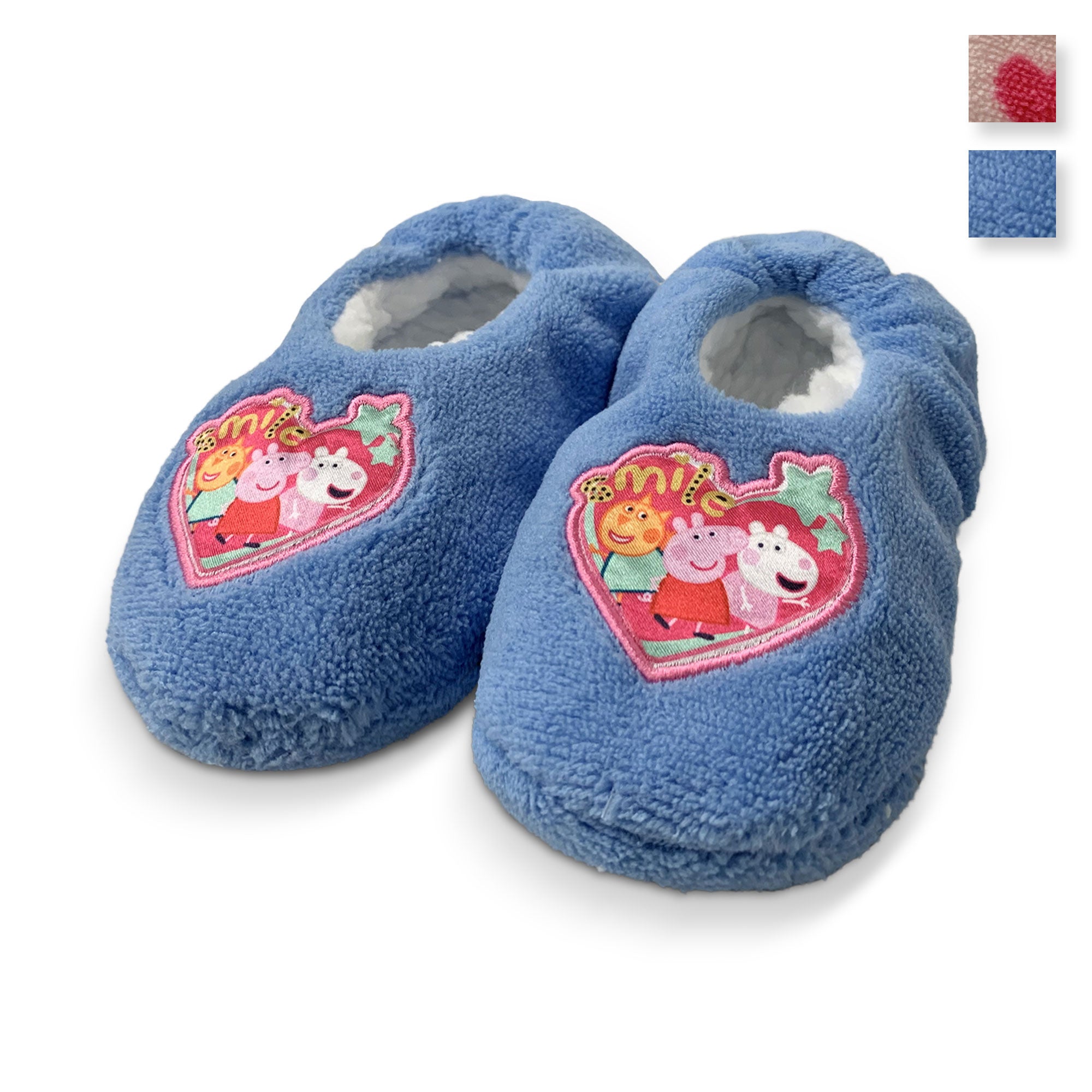 Pantofole invernali chiuse Peppa Pig antiscivolo peluche bambina 5901