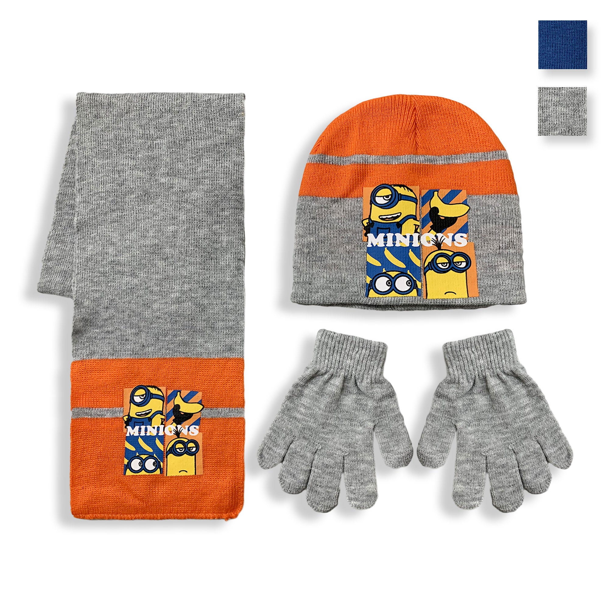 Cappello sciarpa e guanti invernale Minions cappellino bambino Bimbo 5907