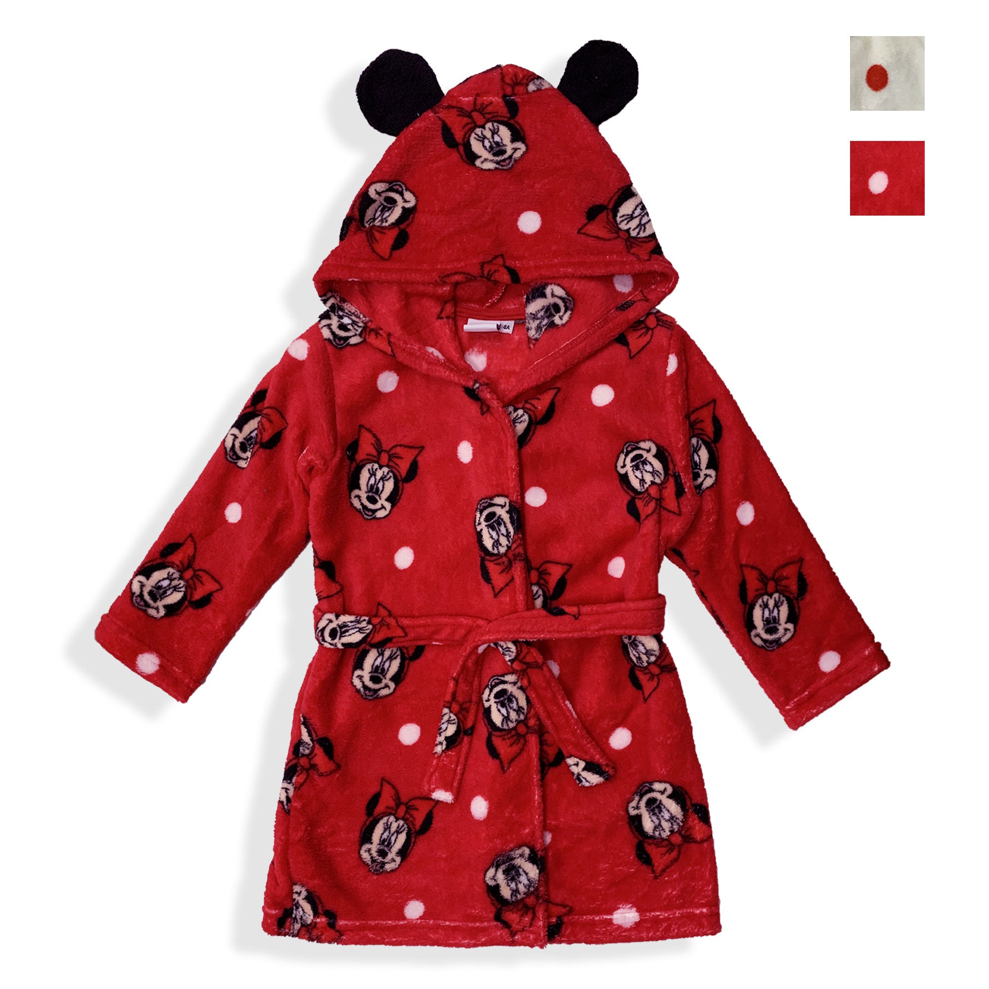 Vestaglia bambina Disney Minnie Mouse in pile con cappuccio 5929