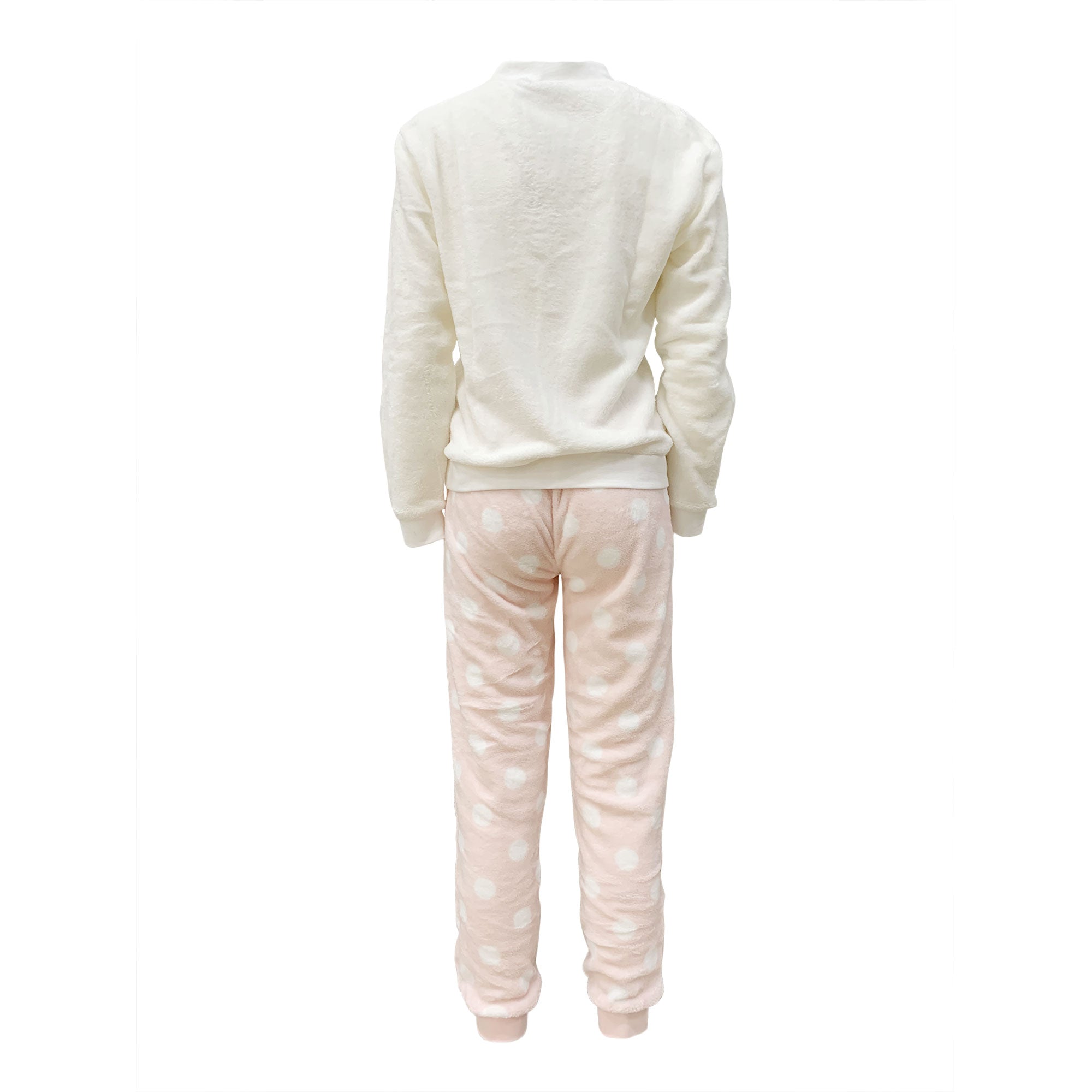 Pigiama invernale lungo donna Disney Dumbo felpa pantalone in pile 5932